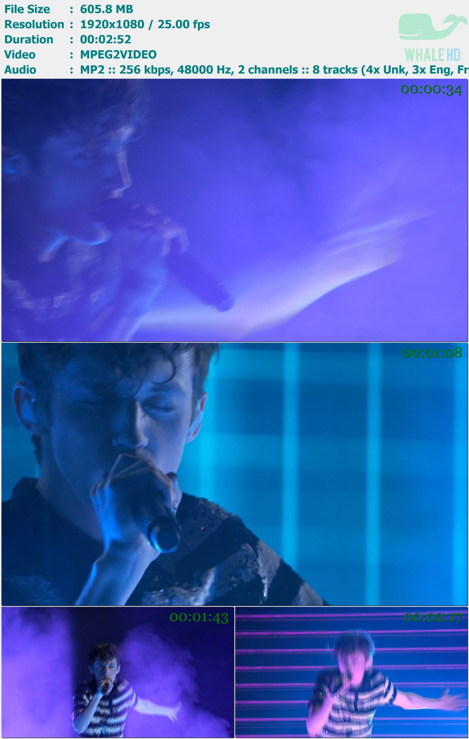 Troye Sivan - Youth (Live @ Billboard Music Awards 2016) HDTV 1080i MPEG2 - 605.80MB