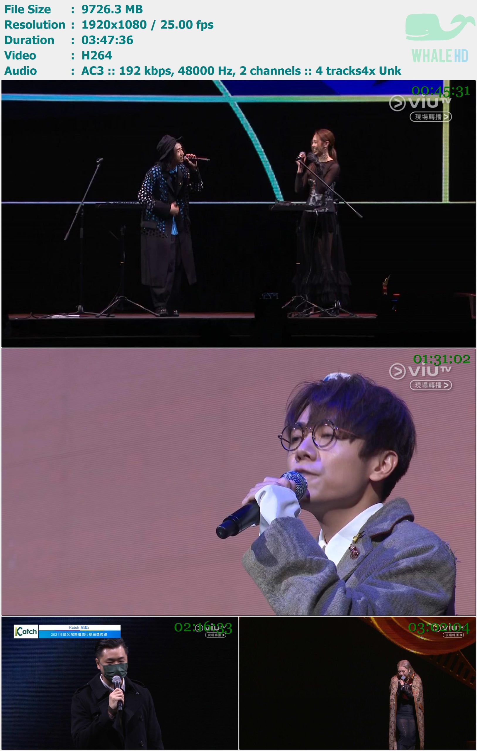 2021年度叱咤乐坛流行榜颁奖典礼 2022.01.01 HDTV 1080i H264 - 9.50GB