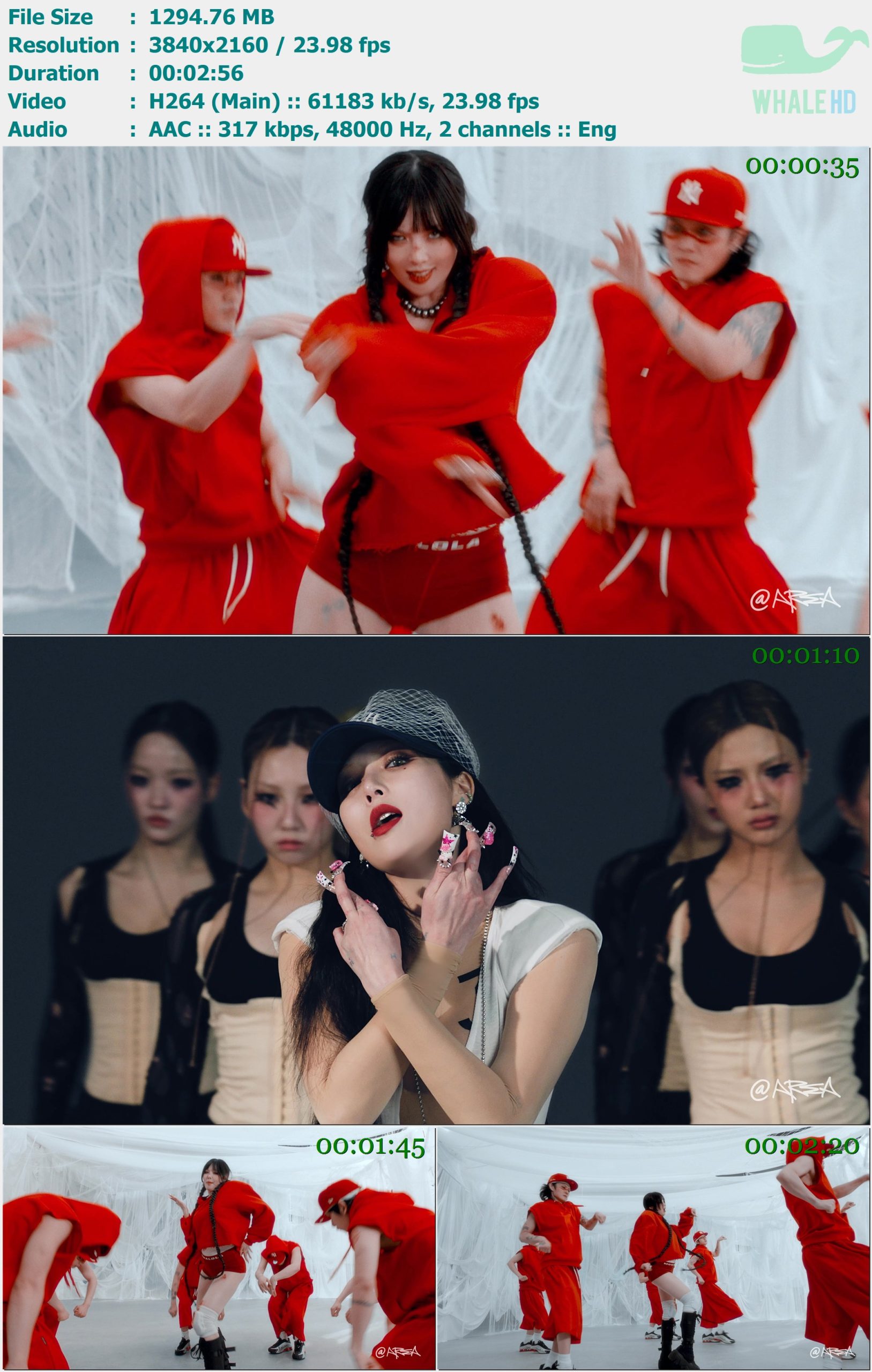 金泫雅 HyunA - Mrs. Nail 2025 Bugs! 2160p H264 - 1.26GB