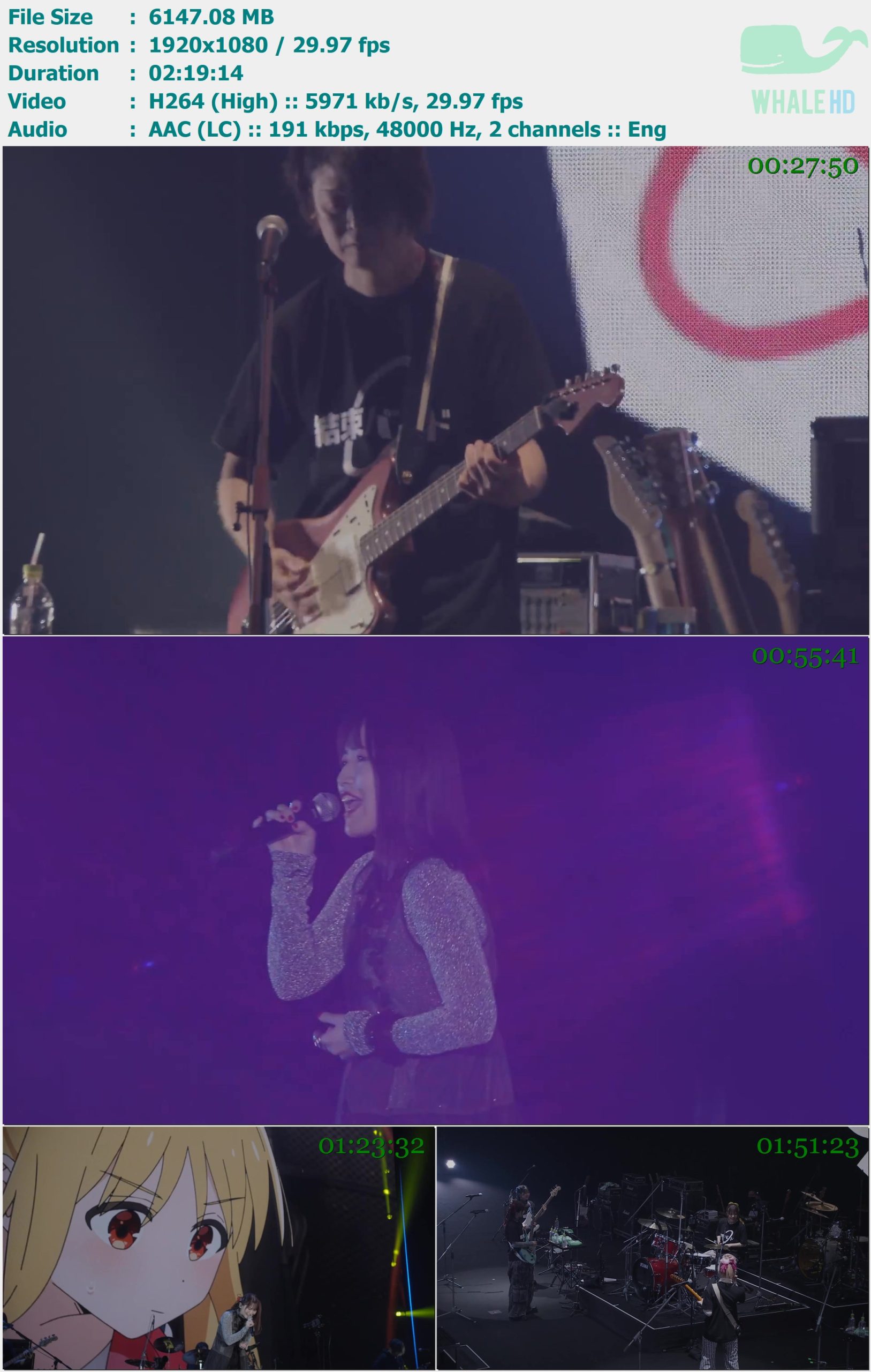 結束バンド ZEPP TOUR 2024 “We will” 東京公演 2024 + TOUR “We will B” 2025 WEB-DL 1080p H264 - 4.72GB+6.00GB