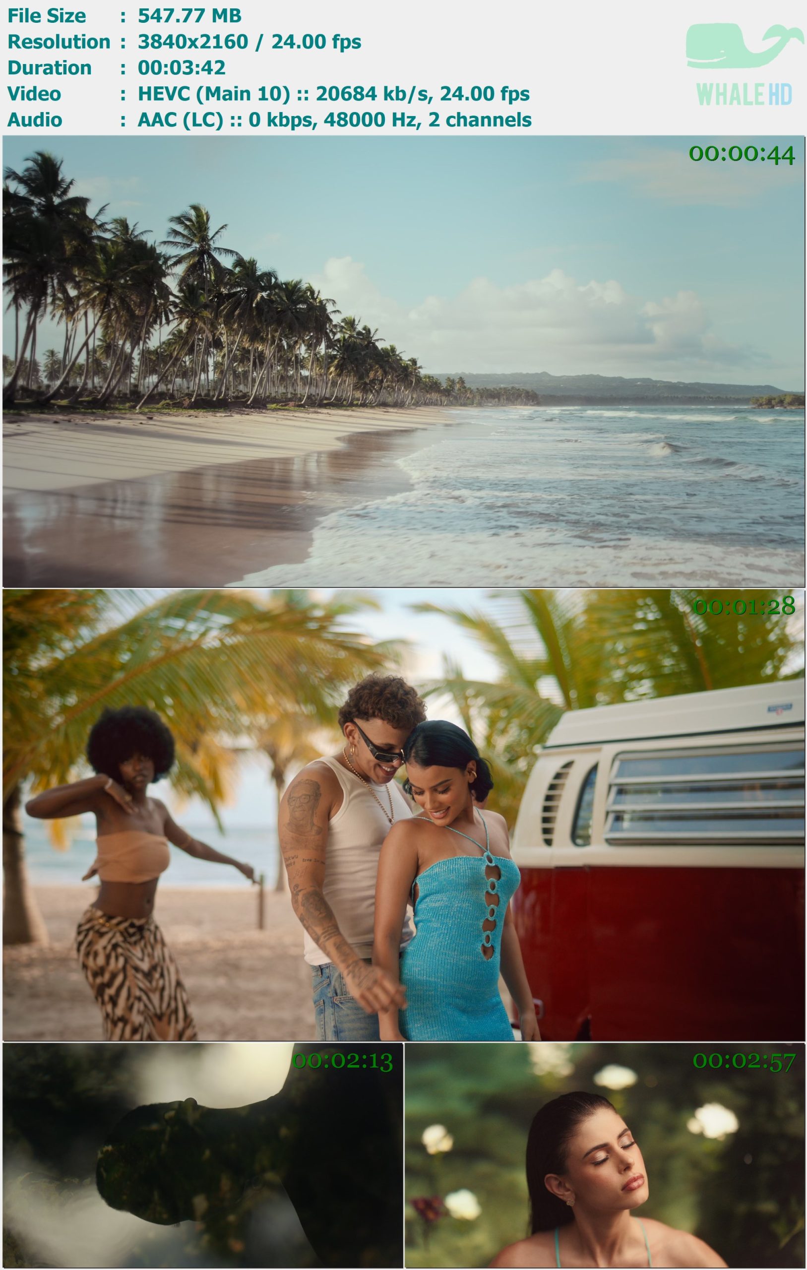 Beéle & Ozuna - Frente al Mar (Ozuna Remix - Video Oficial) 2024 AM 2160p H265 - 547.77MB