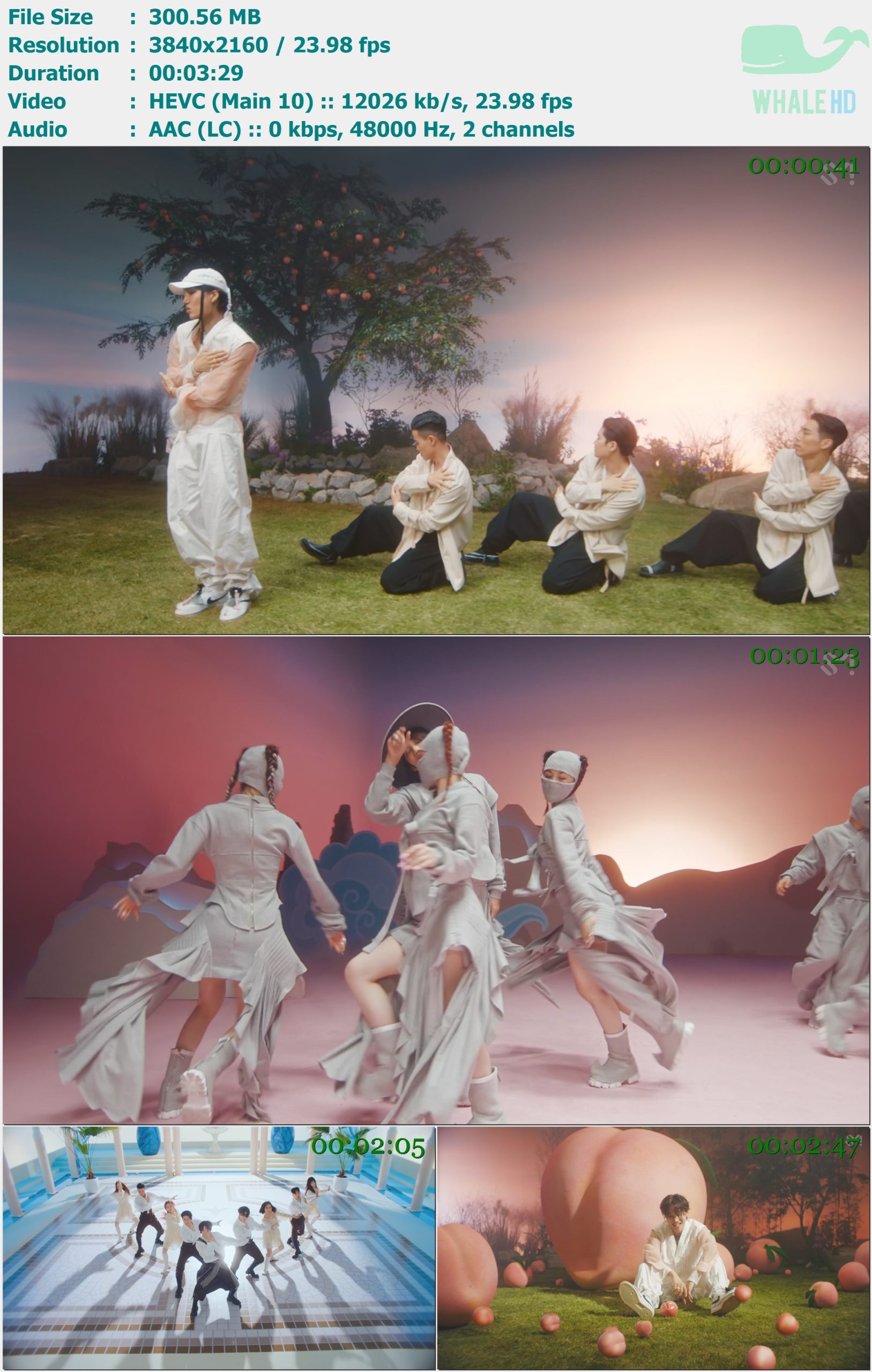 金钟仁 KAI - Peaches 2021 AM 2160p H265 - 300.56MB