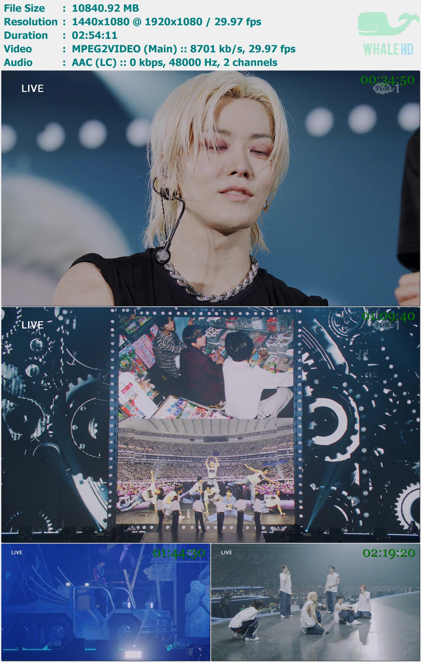 NCT 127 4TH TOUR 'NEO CITY: JAPAN - THE MOMENTUM' 2025 HDTV 1080i MPEG2 - 10.59GB