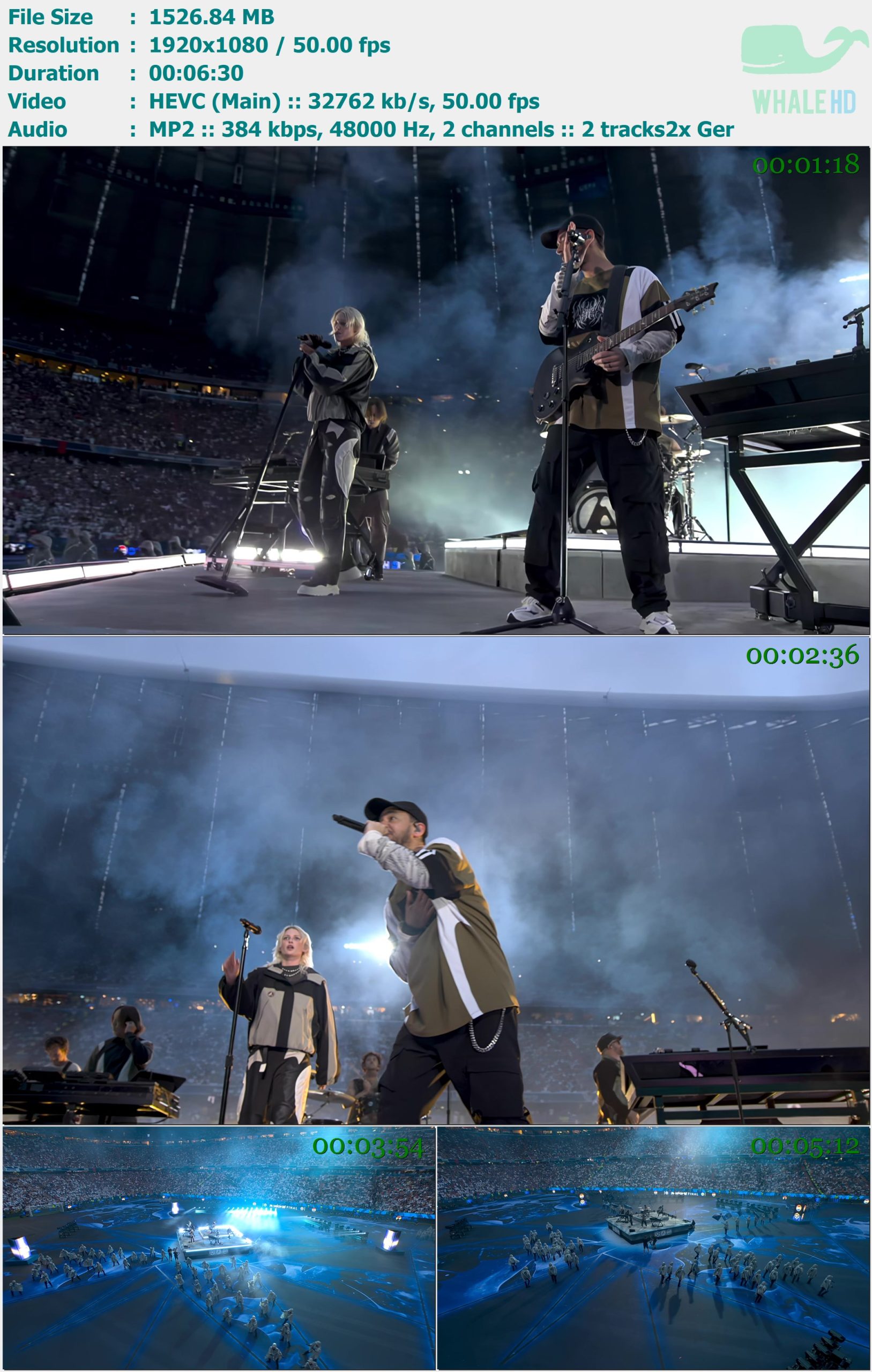 Linkin Park - UEFA champions league Final - Munchen, Germany 2025.05.31 FEEDRip 1080p50 H265 - 1.49GB
