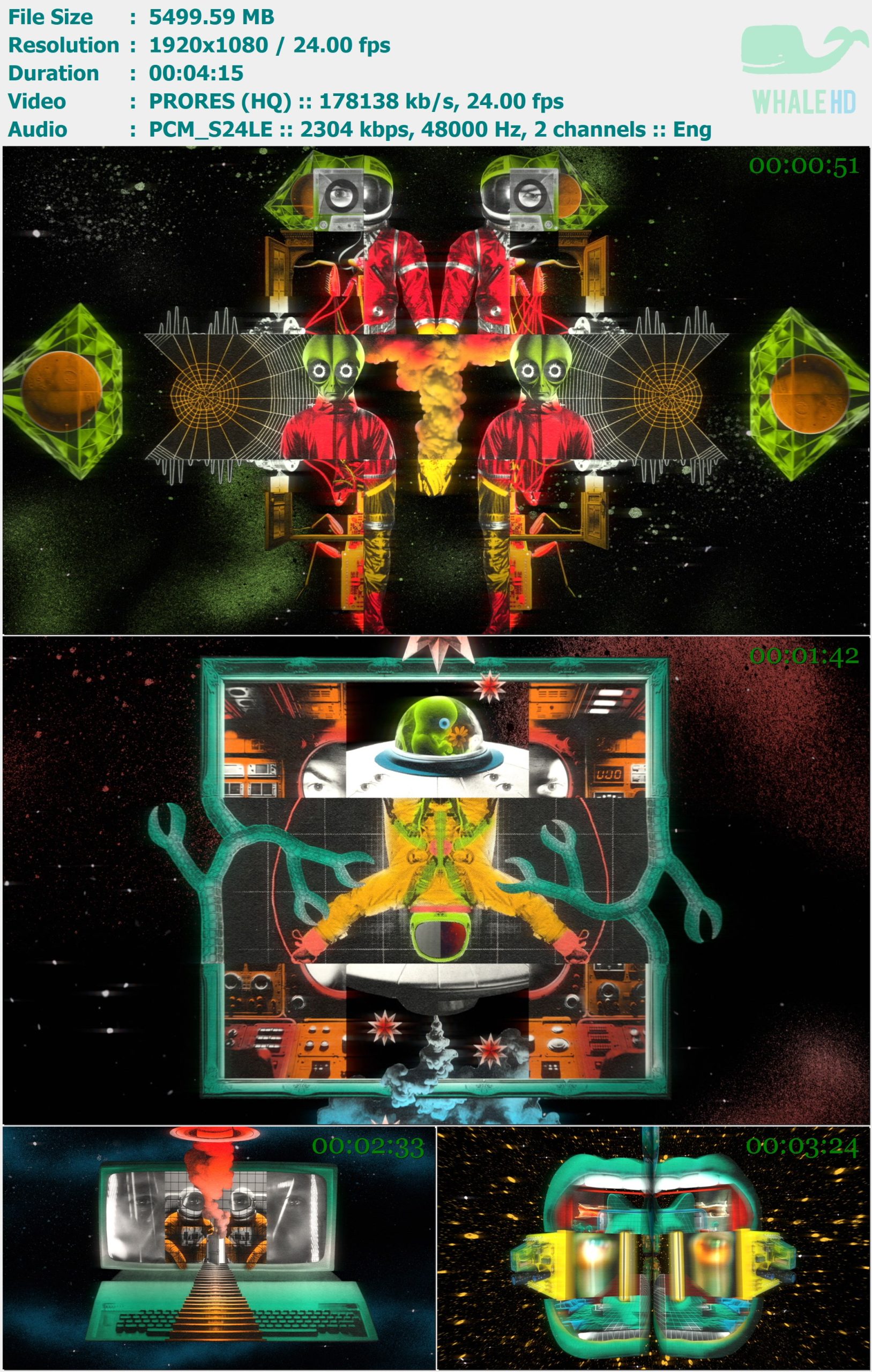 Glass Animals - Show Pony (Visualizer) 2024 Master 1080p ProRes - 5.37GB