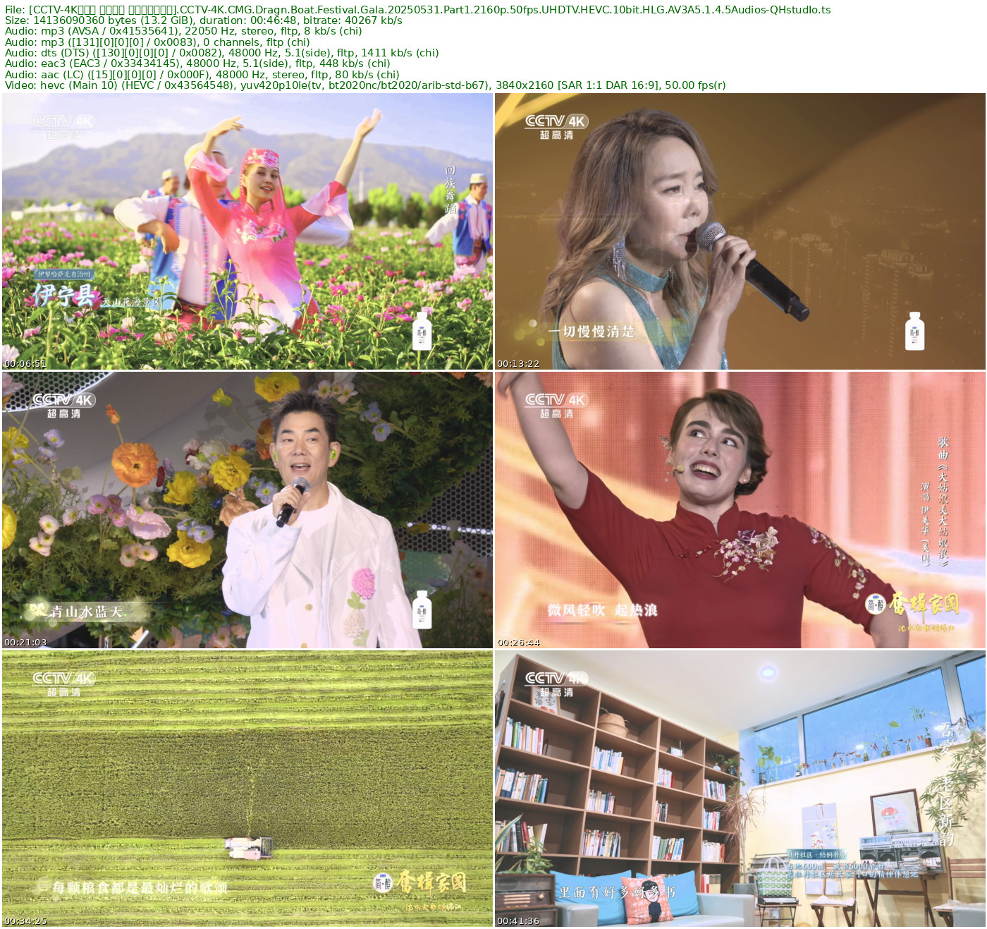 奋楫家国 沈水欢歌颂端阳 2025.05.31 UHDTV 2160p HLG H265 - 23.33GB