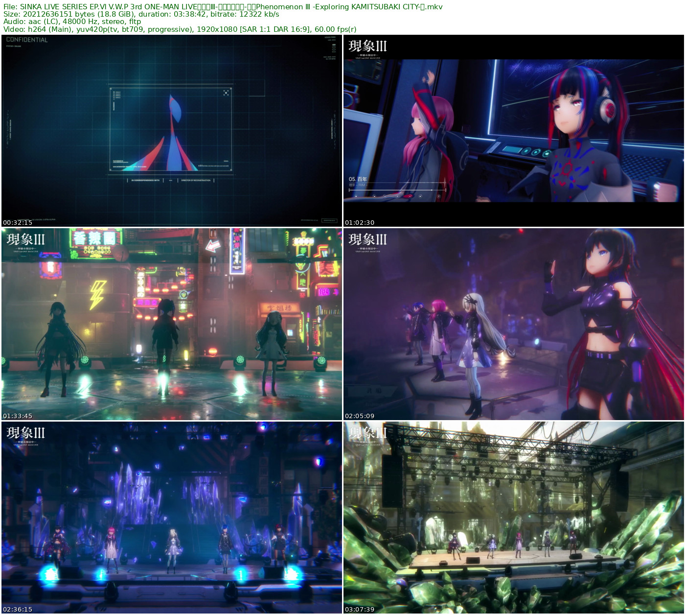 SINKA LIVE SERIES EP.Ⅵ V.W.P 3rd ONE-MAN LIVE「現象Ⅲ-神椿市探訪中-」「Phenomenon Ⅲ -Exploring KAMITSUBAKI CITY-」 2025 WEB-DL 1080p H264 - 37.69GB