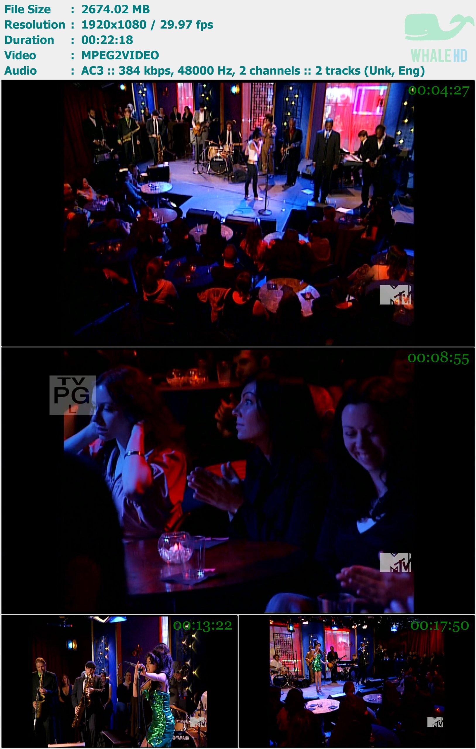 Amy Winehouse - 45th at Night 2007 HDTV 1080i MPEG2 - 2.61GB