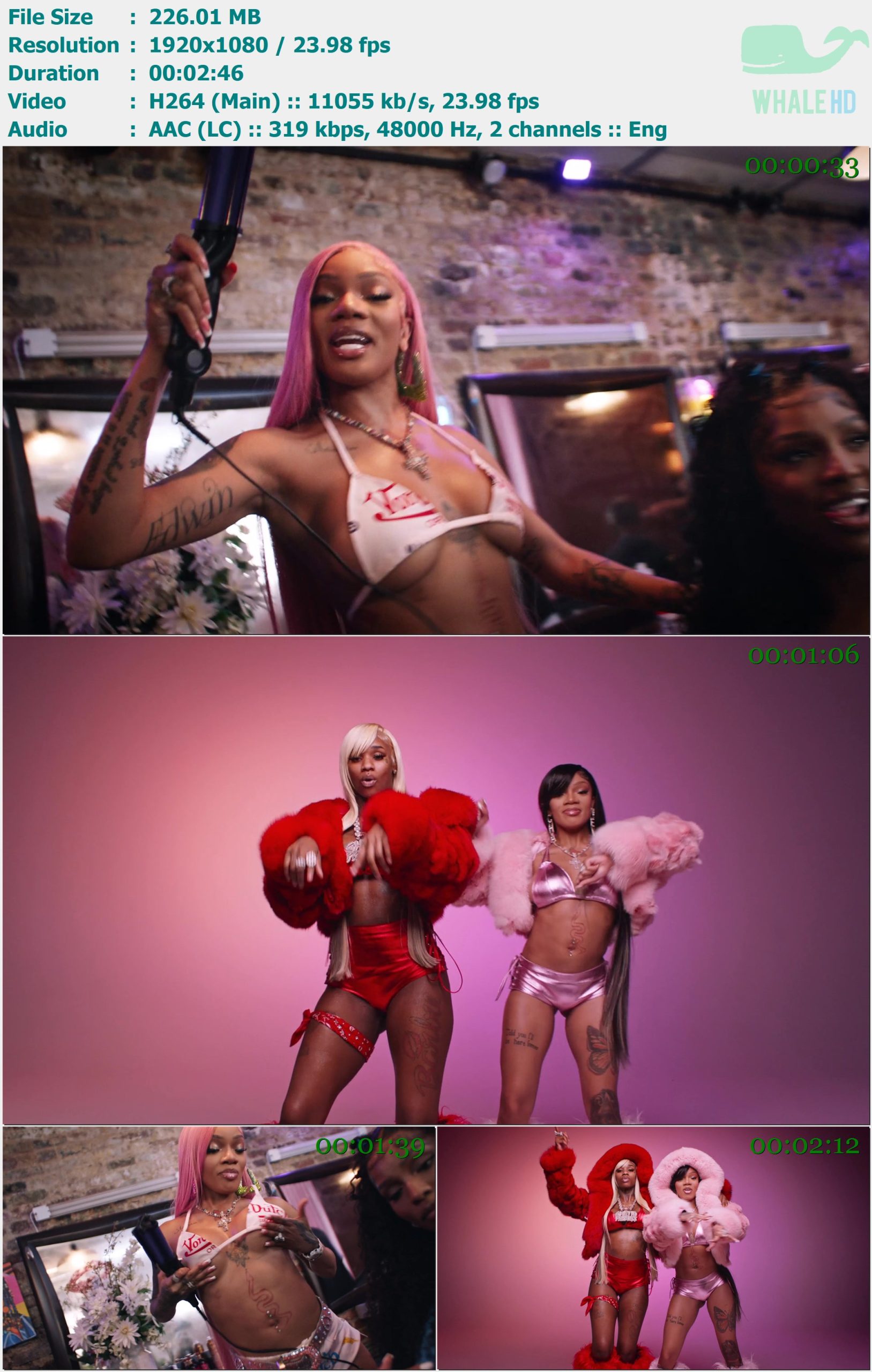 GloRilla, Sexyy Red - Whatchu Kno About Me 2024 Tower Records Music WEB-DL 1080p H264 - 226.01MB