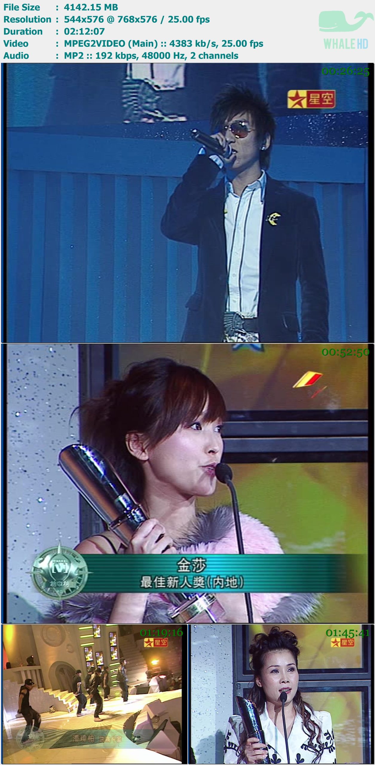 第十二届全球华语音乐榜中榜 2006 SDTV 576i MPEG2 - 4.05GB