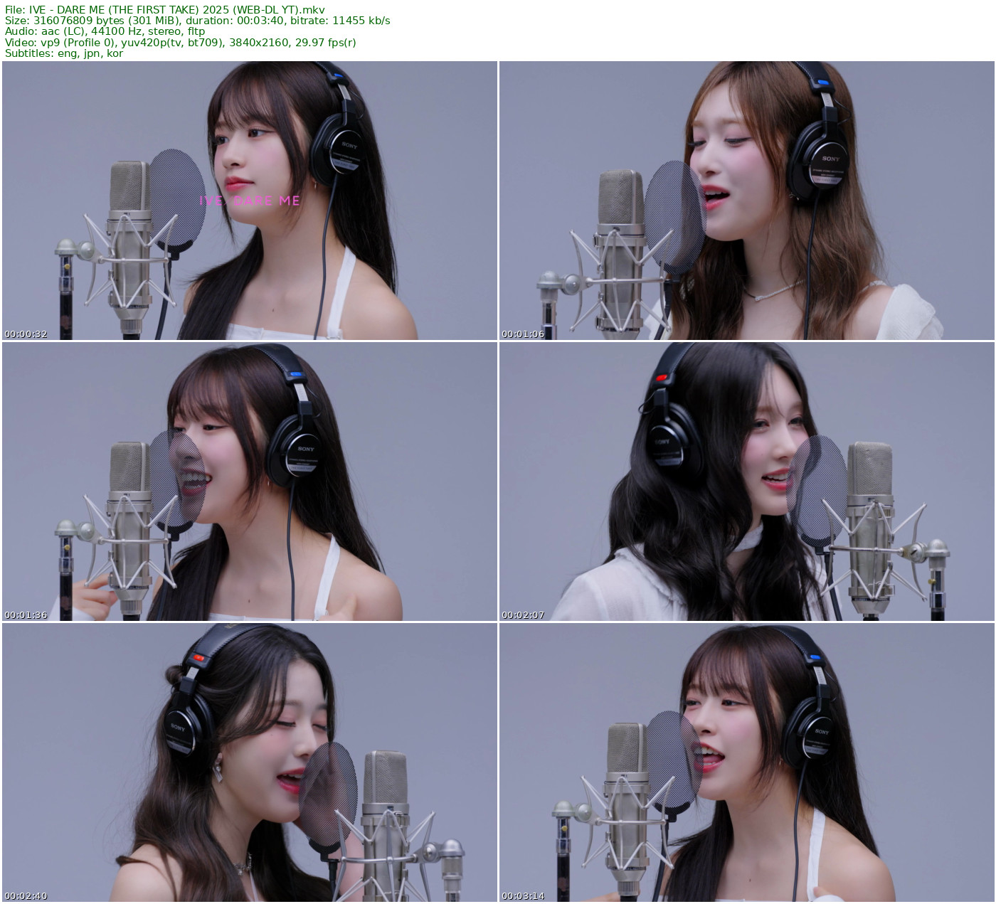 IVE - DARE ME (THE FIRST TAKE) 2025 YT 2160p VP9 - 301.43MB