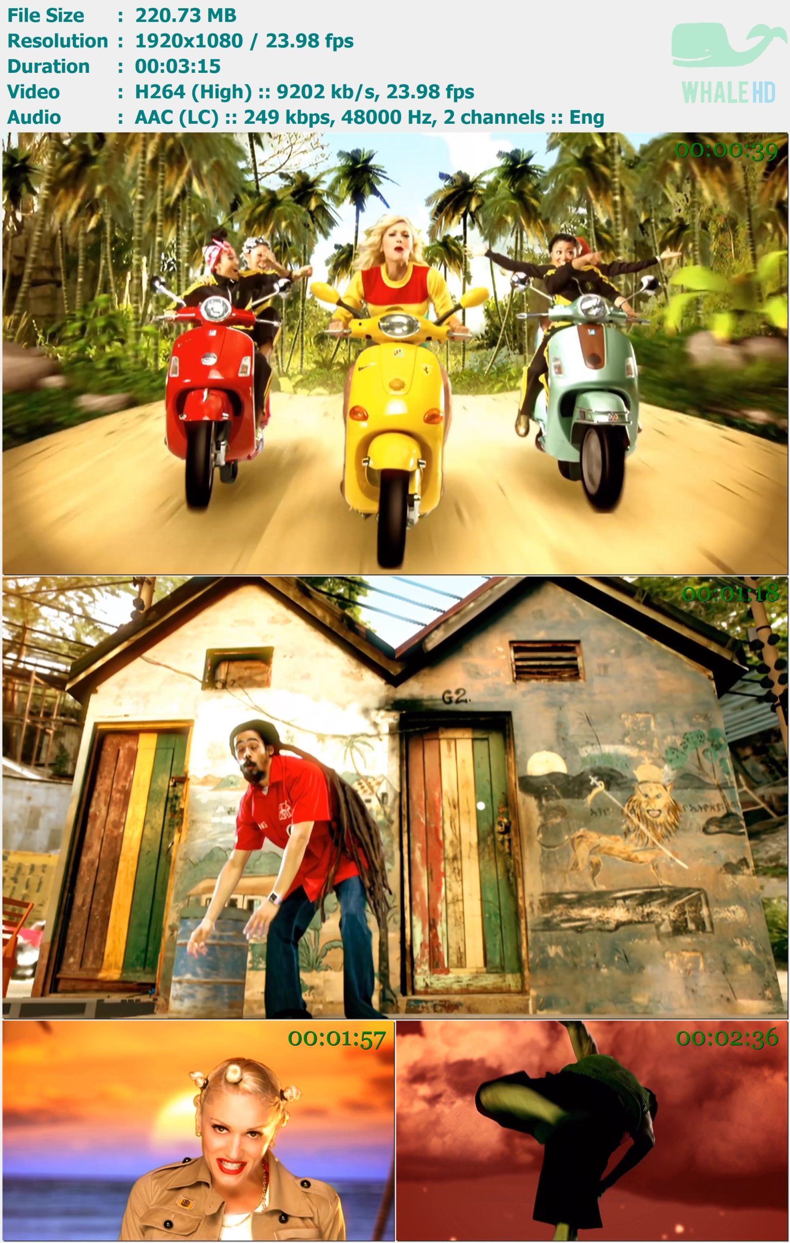 Gwen Stefani feat. Damian Marley - Now That You Got It 2007 MasterRip 1080p H264 - 220.73MB