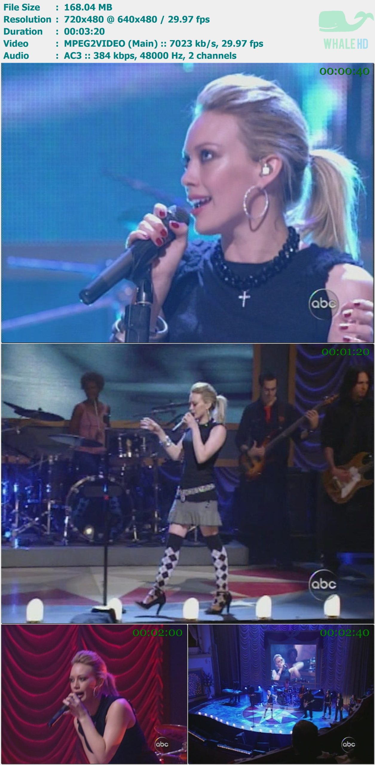 Hilary Duff - Wake Up (An American Celebration 2005-07-12) SDTV 480i MPEG2 - 168.04MB