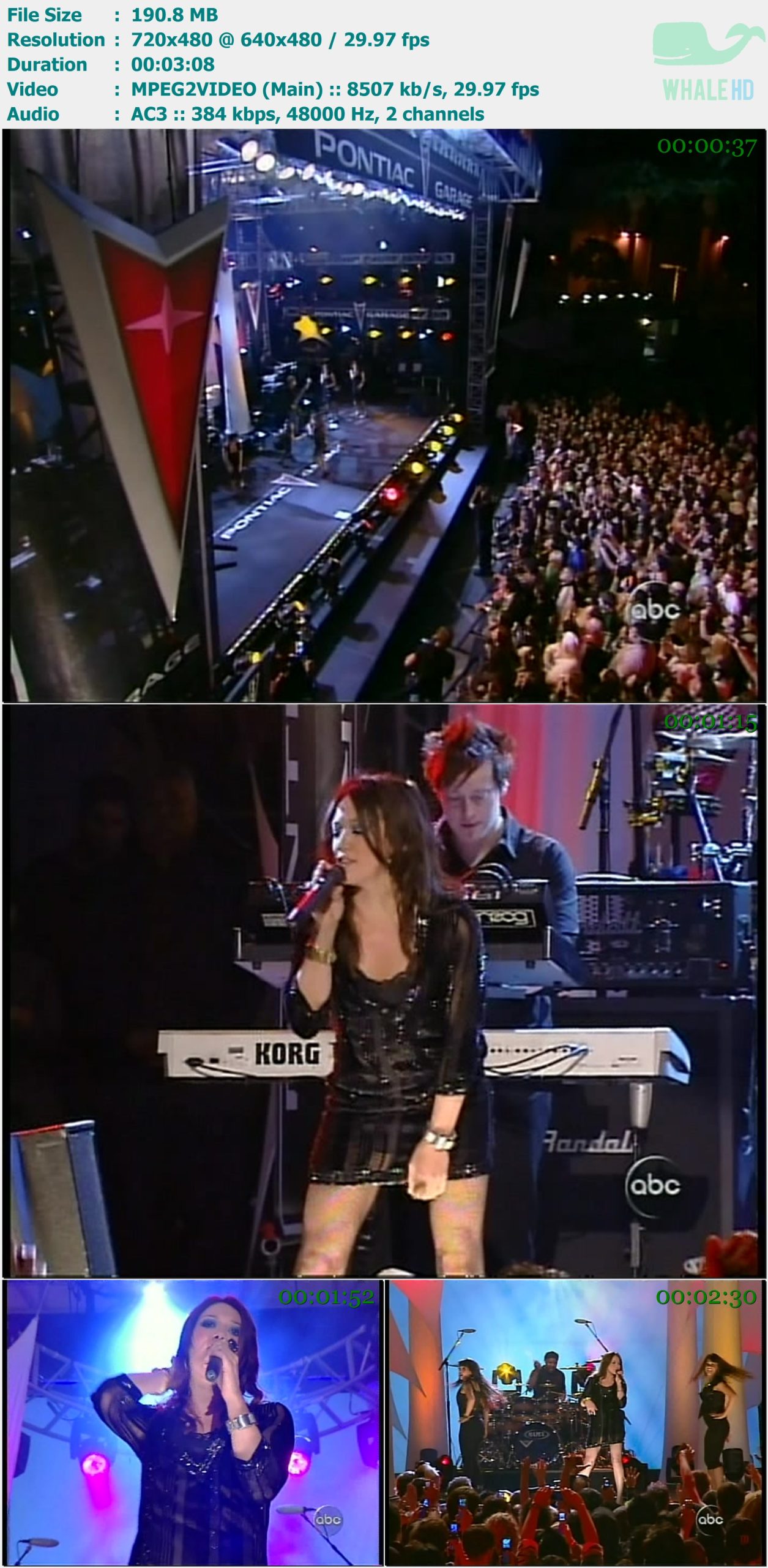 Hilary Duff - With Love (Kimmel 2007-04-03) SDTV 480i MPEG2 - 190.80MB