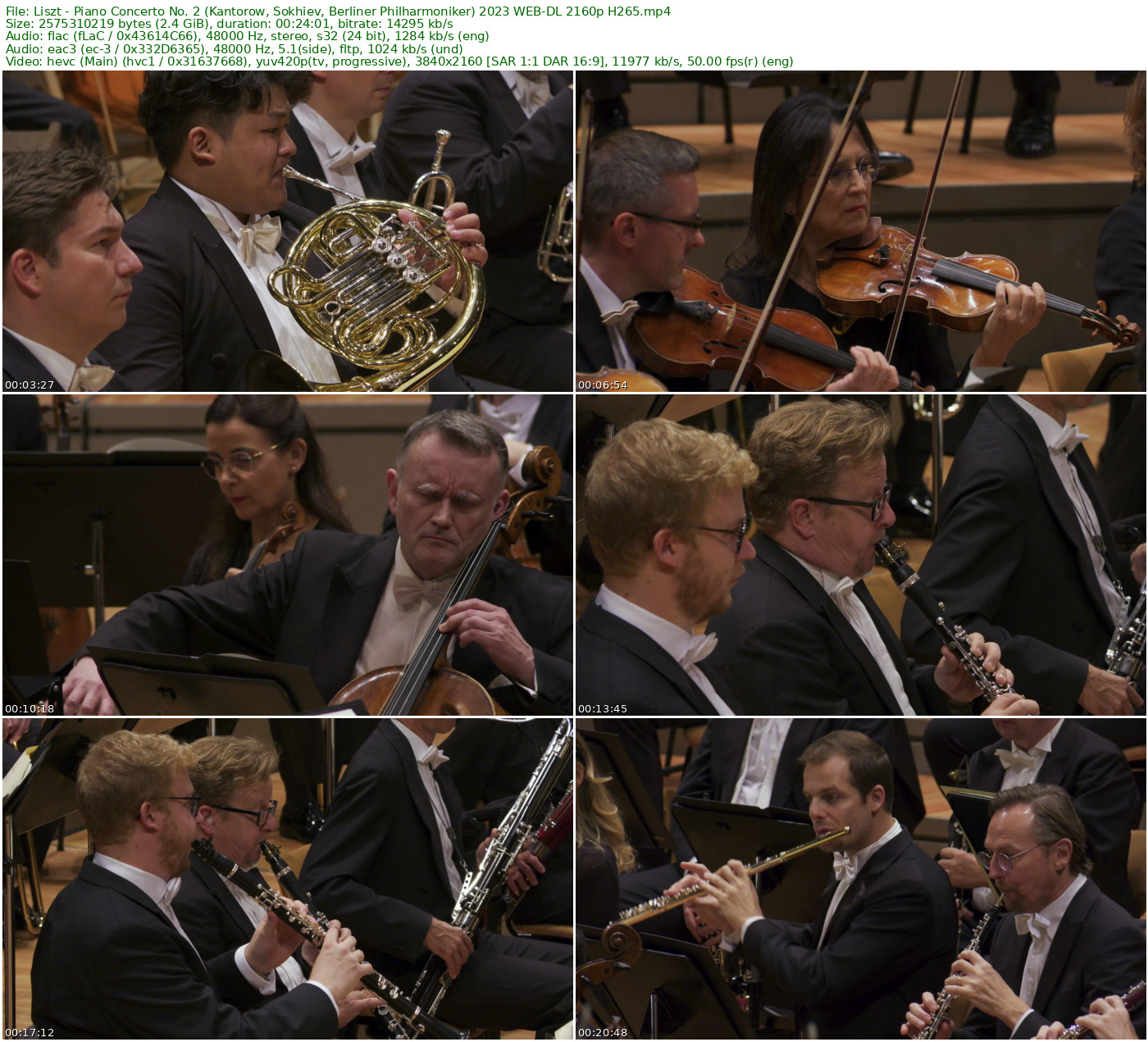 Liszt - Piano Concerto No. 2 (Kantorow, Sokhiev, Berliner Philharmoniker) 2023 WEB-DL 2160p H265 - 2.40GB