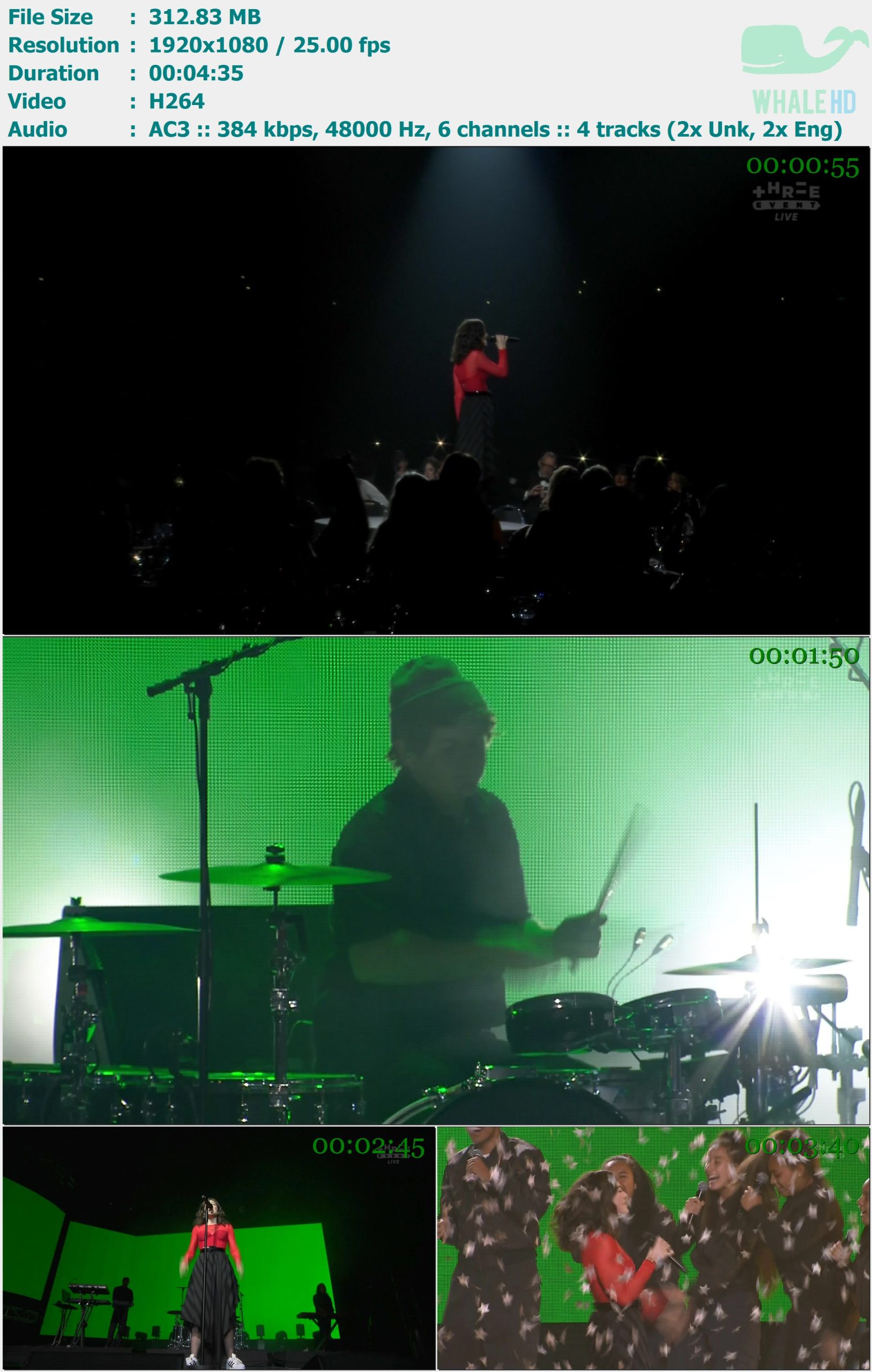 Lorde - Green Light (New Zealand Music Awards 2017) HDTV 1080i H264 - 312.83MB