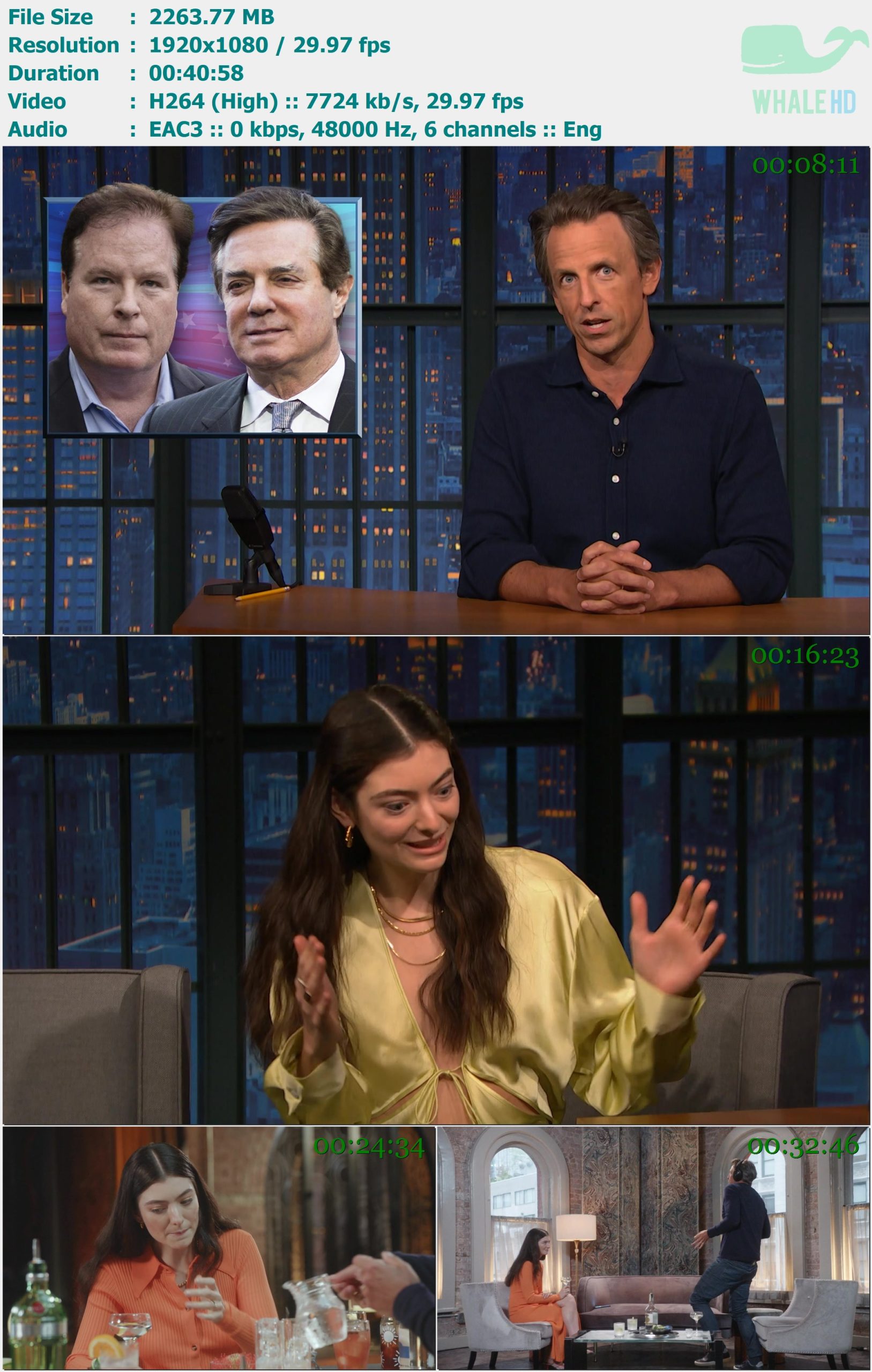 Lorde - Late Night with Seth Meyers [Jul-21-2021] WEB-DL 1080p H264 - 2.21GB