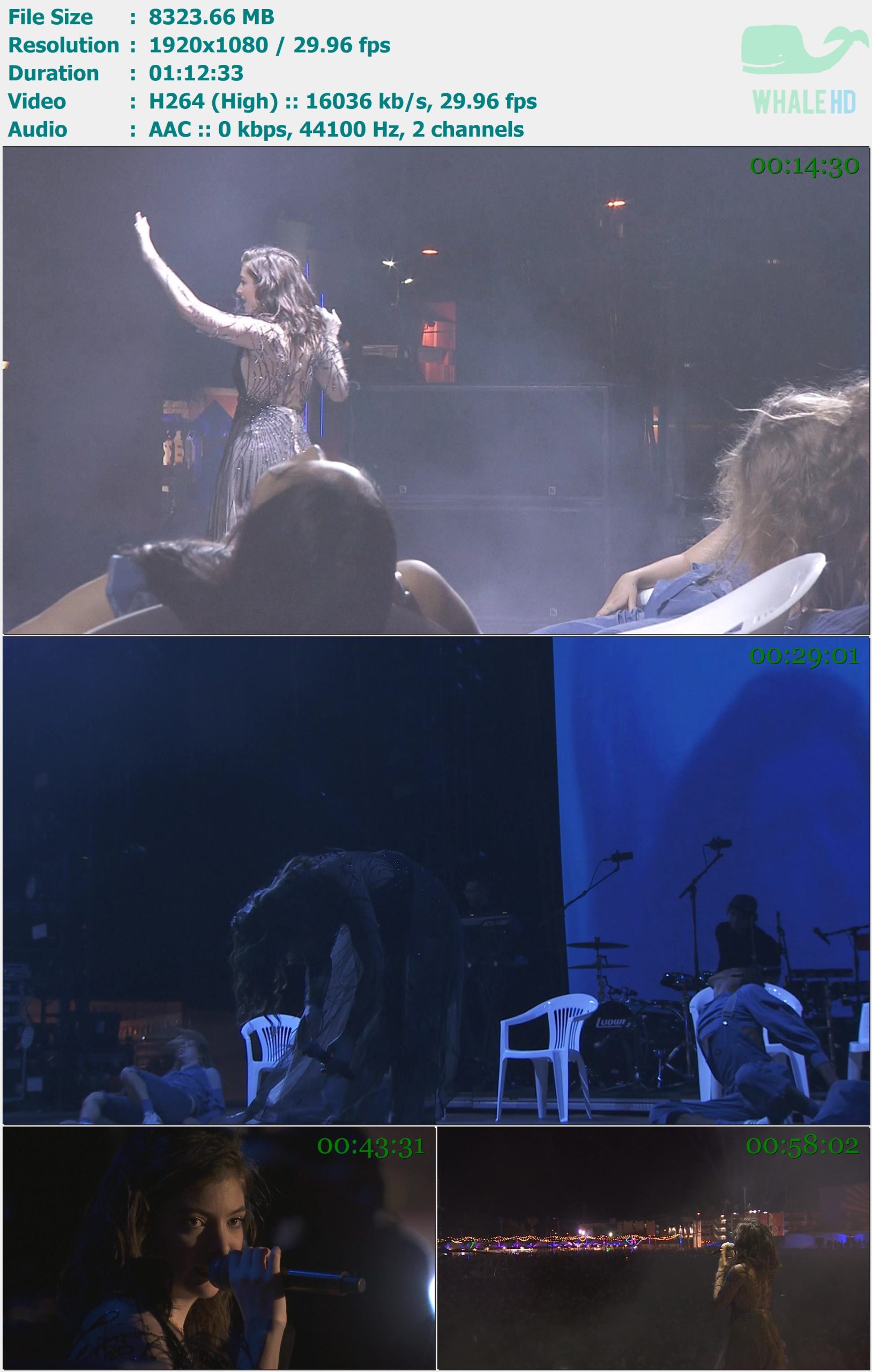 Lorde - Life Is Beautiful Festival 2017 MasterRip 1080p H264 - 8.13GB