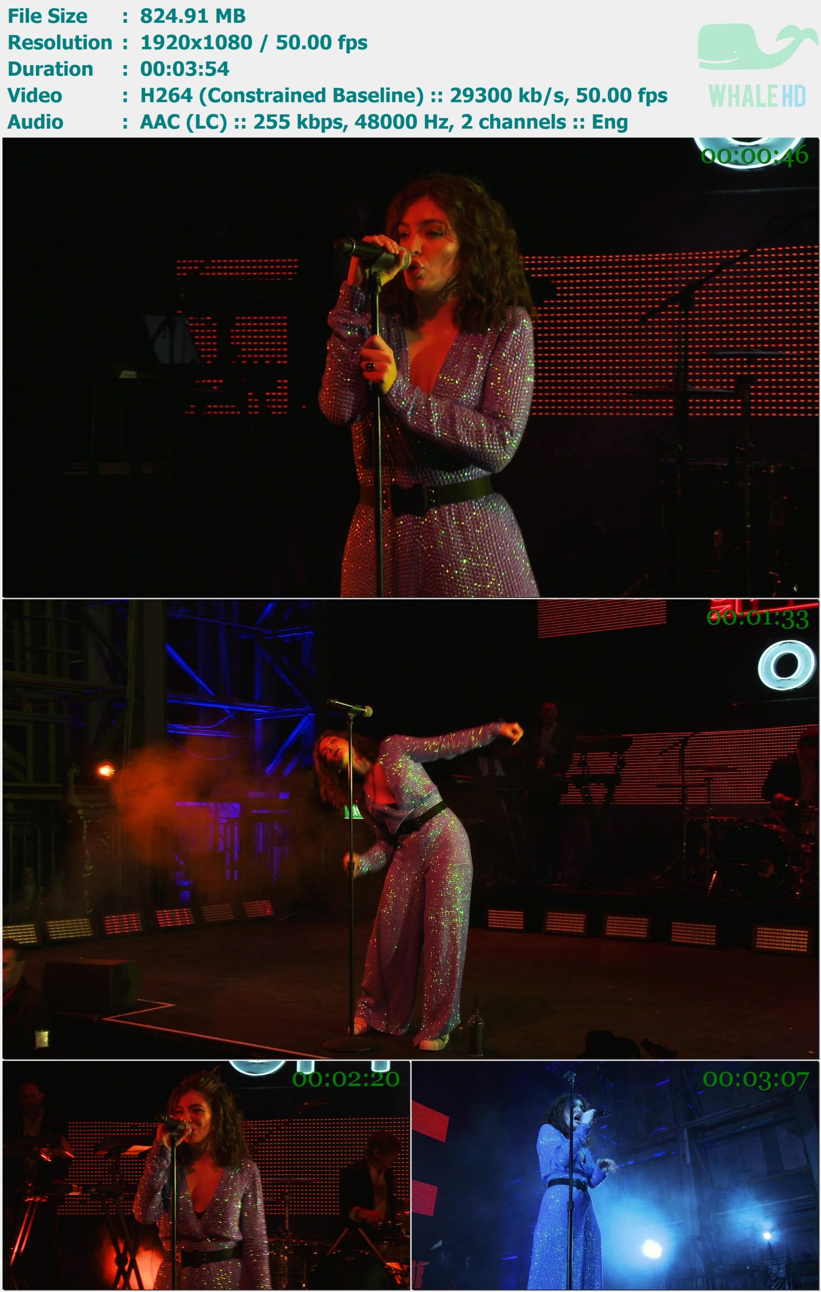 Lorde - Royals (Live At 2017 Melodrama Live In Nova's Red Room) 2017 MasterRip 1080p H264 - 824.91MB