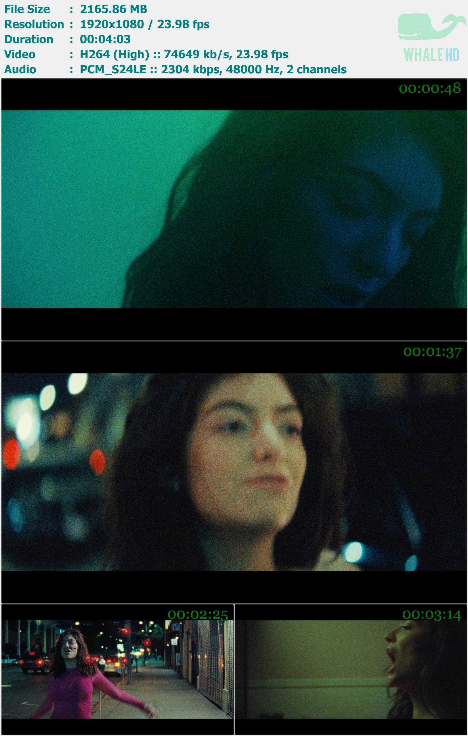 Lorde - Green Light 2017 MasterRip 1080p H264 - 2.12GB