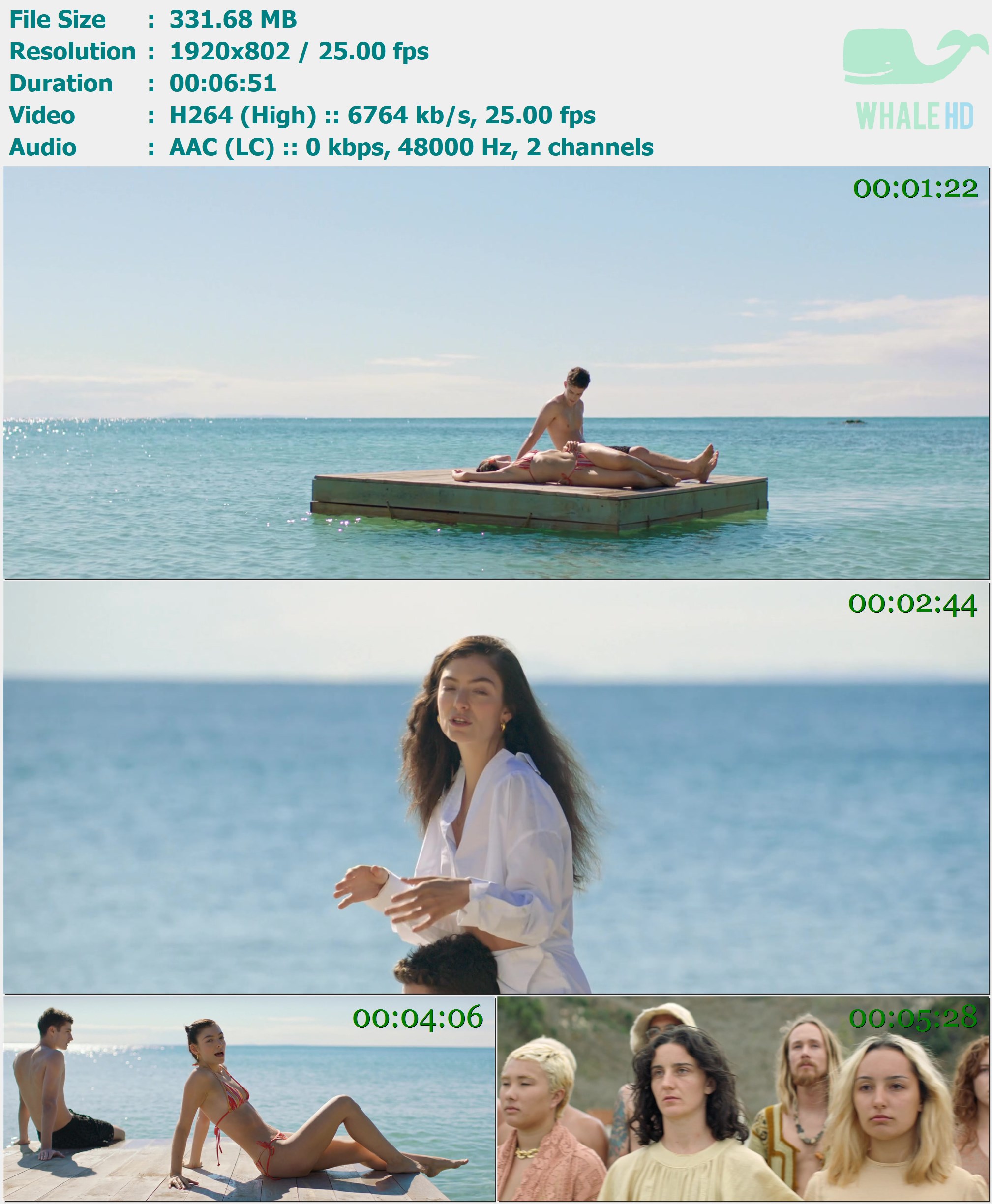 Lorde - Oceanic Feeling 2022 AM 802p H264 - 331.68MB