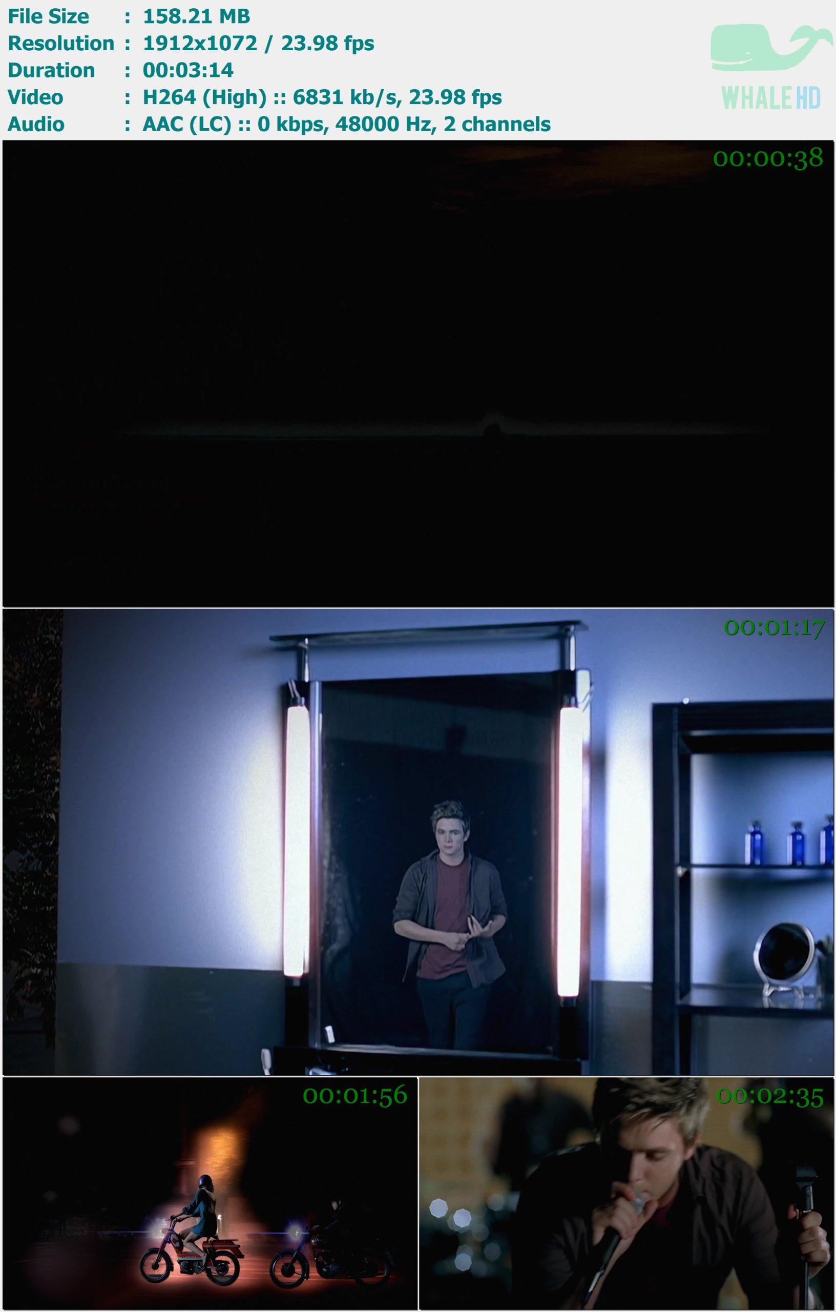 Jesse McCartney - Right Where You Want Me 2006 AM 1072p H264 - 158.21MB