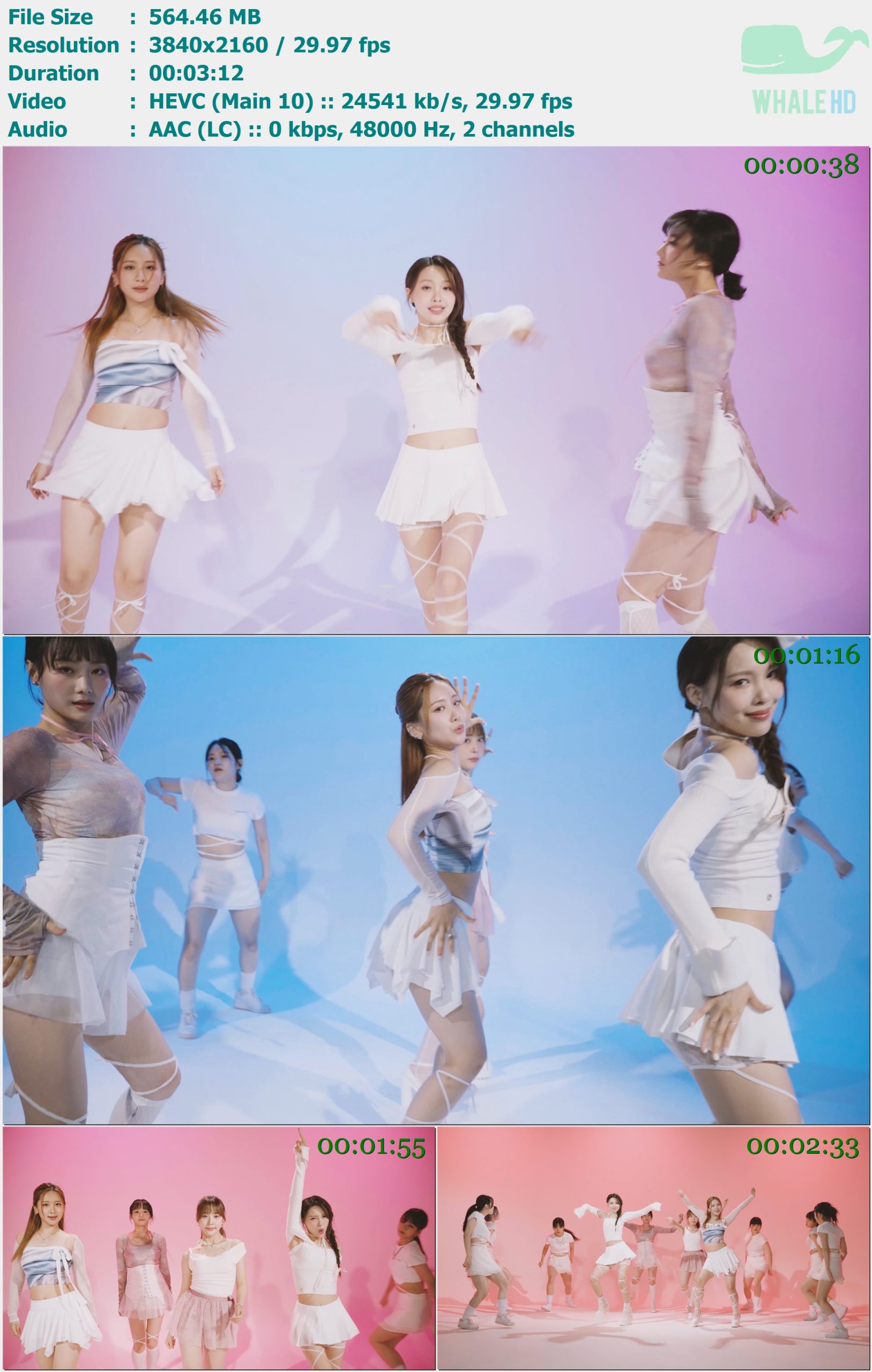 PRIMROSE - AWAKEN LIGHT (Performance Ver.) 2023 AM 2160p H265 - 564.46MB