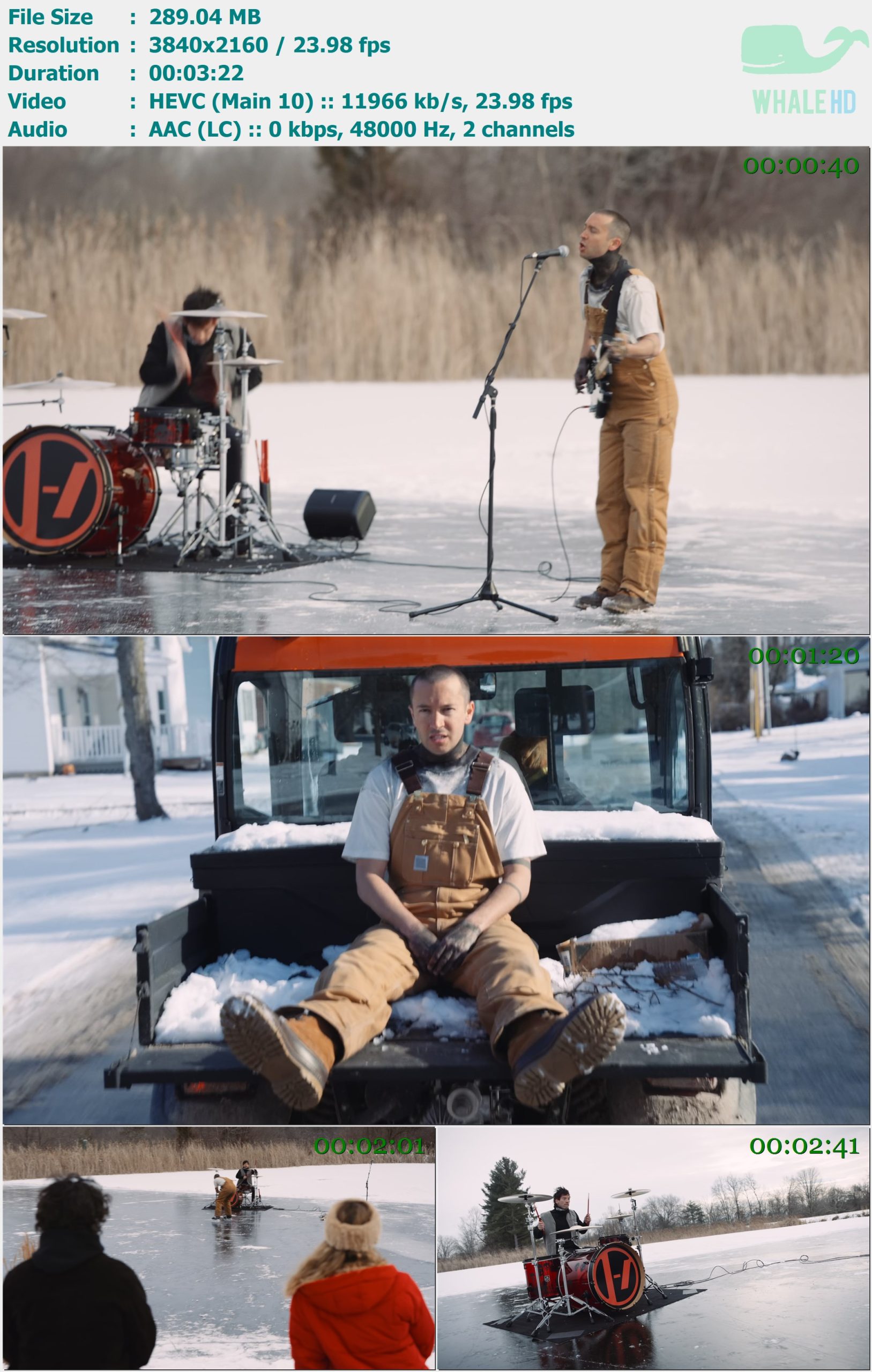 twenty one pilots - Midwest Indigo 2024 AM 2160p H265 - 289.04MB