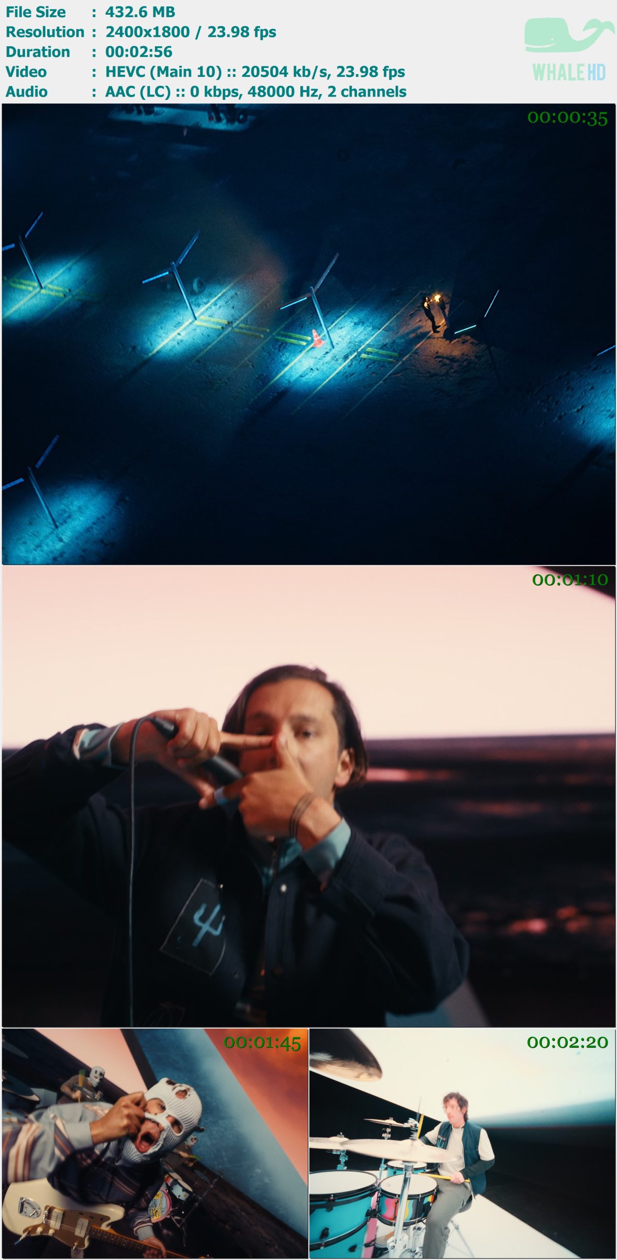 twenty one pilots - Shy Away 2021 AM 1800p H265 - 432.60MB