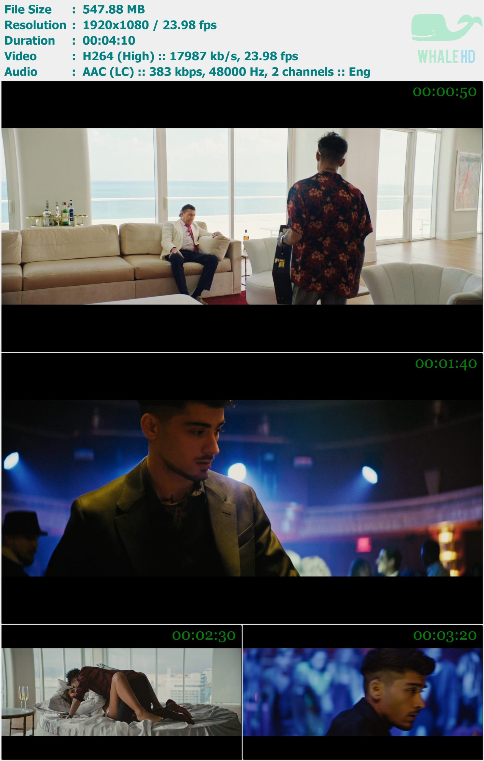 ZAYN - Let Me 2018 MasterRip 1080p H264 - 547.88MB