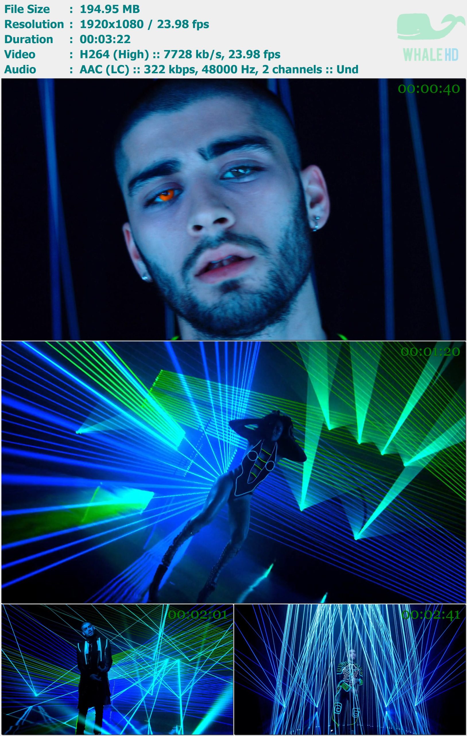 Zayn - Like I Would 2016 𝐓𝐢𝐝𝐚𝐥 1080p H264 - 194.95MB