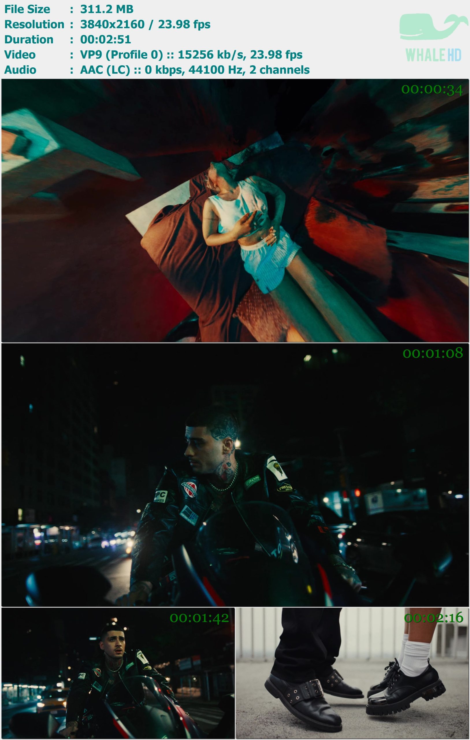 Zayn - Love Like This 2023 YT 2160p VP9 - 311.20MB