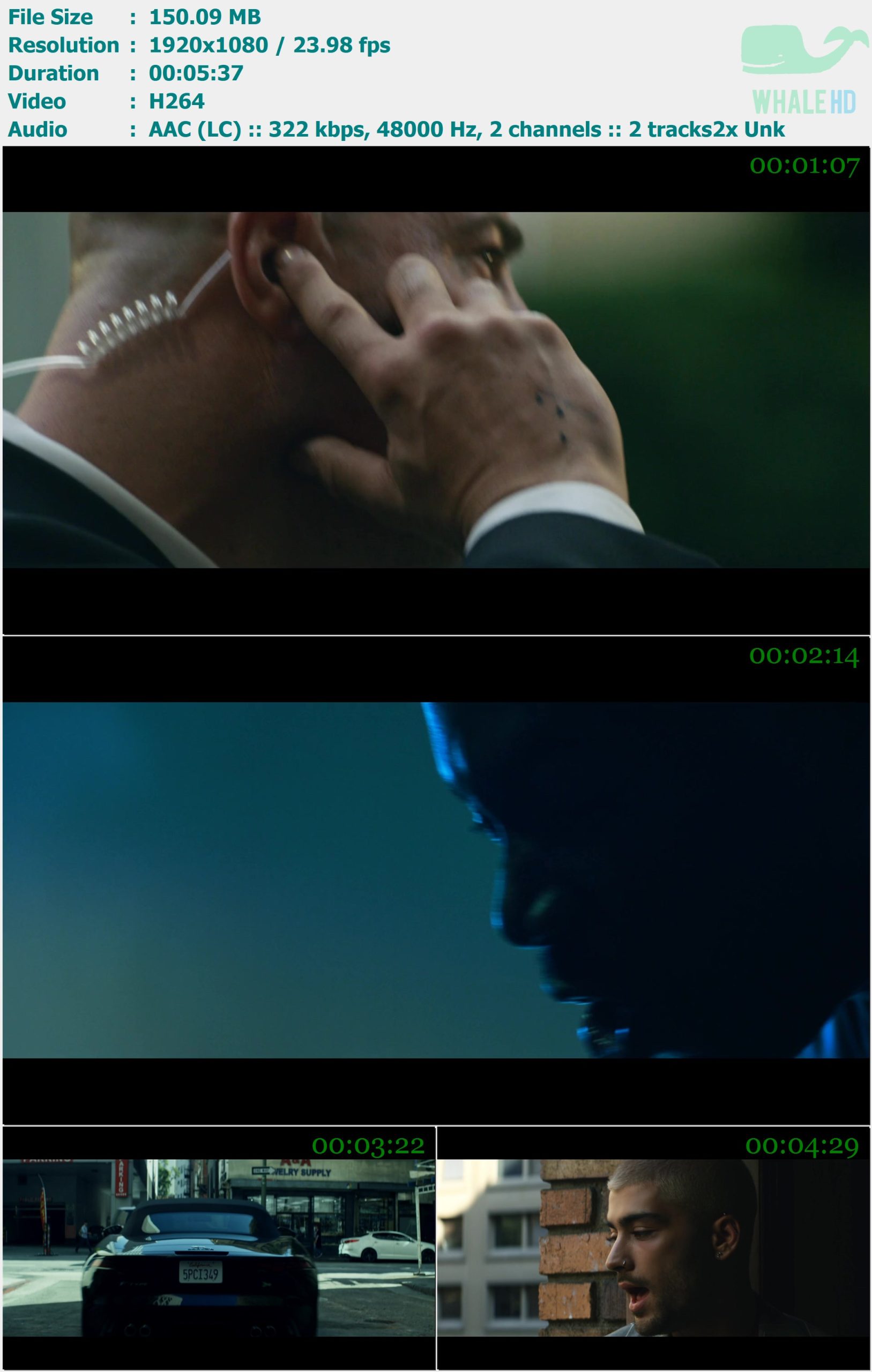 ZAYN & Sia - Dusk Till Dawn 2017 𝐓𝐢𝐝𝐚𝐥 1080p H264 - 150.09MB