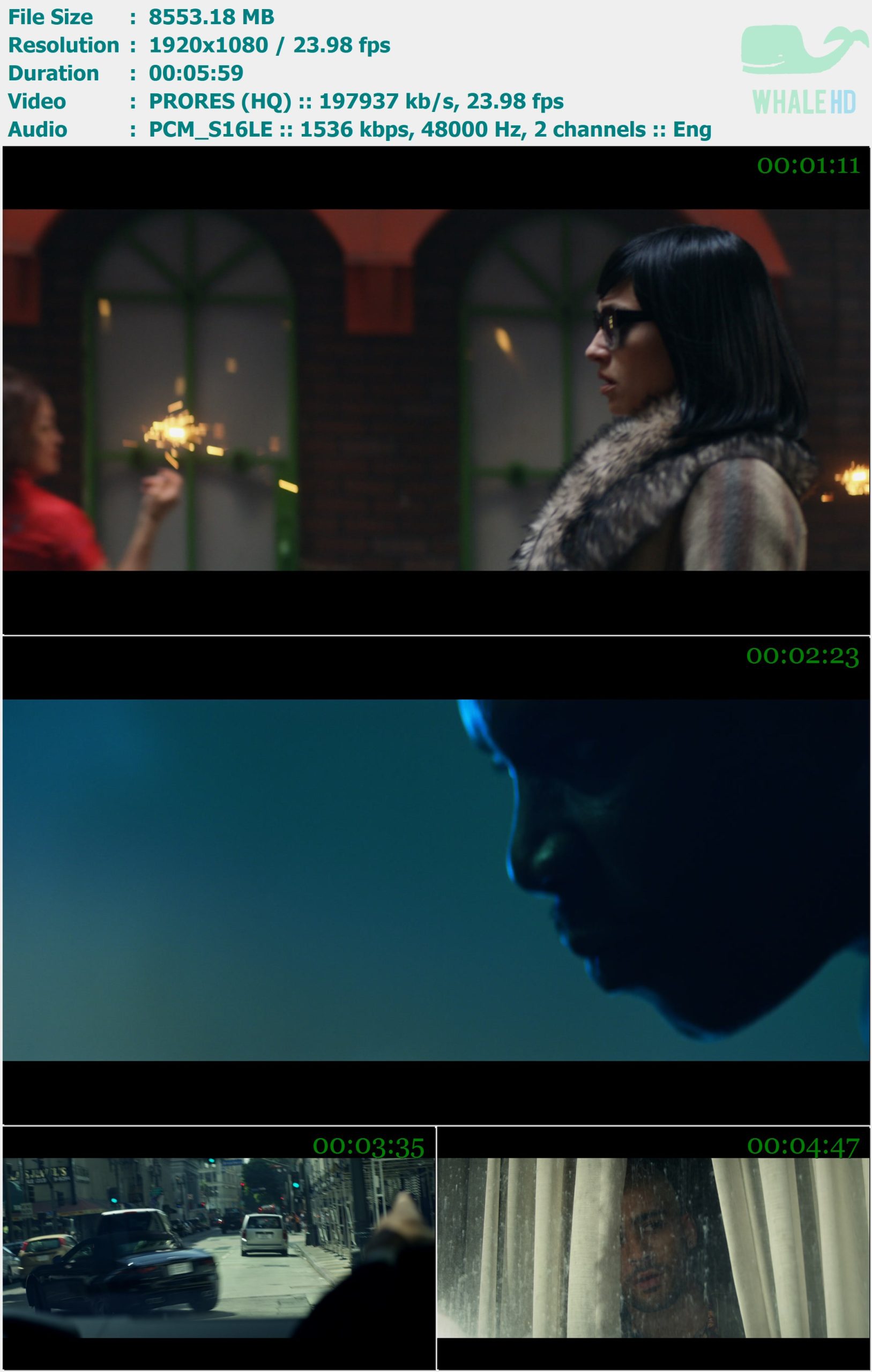 Zayn & Sia - Dusk Till Dawn 2017 Master 1080p ProRes - 8.35GB