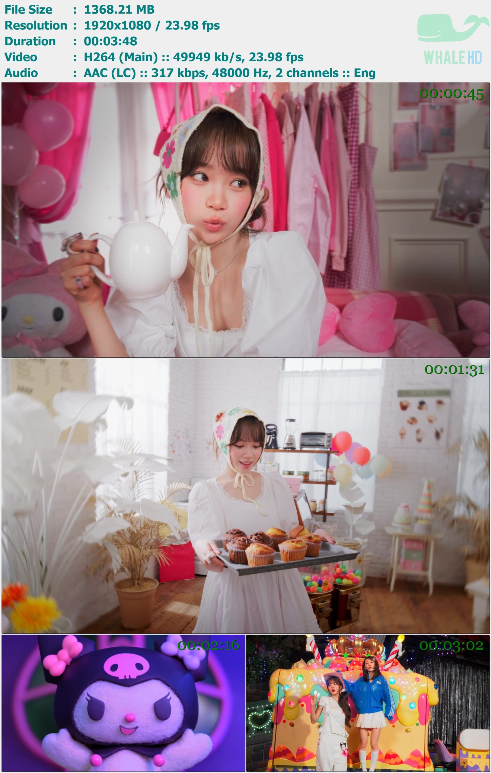LE SSERAFIM 르세라핌 - Kawaii (Prod. Gen Hoshino) 2025 Bugs! 1080p H264 - 1.34GB
