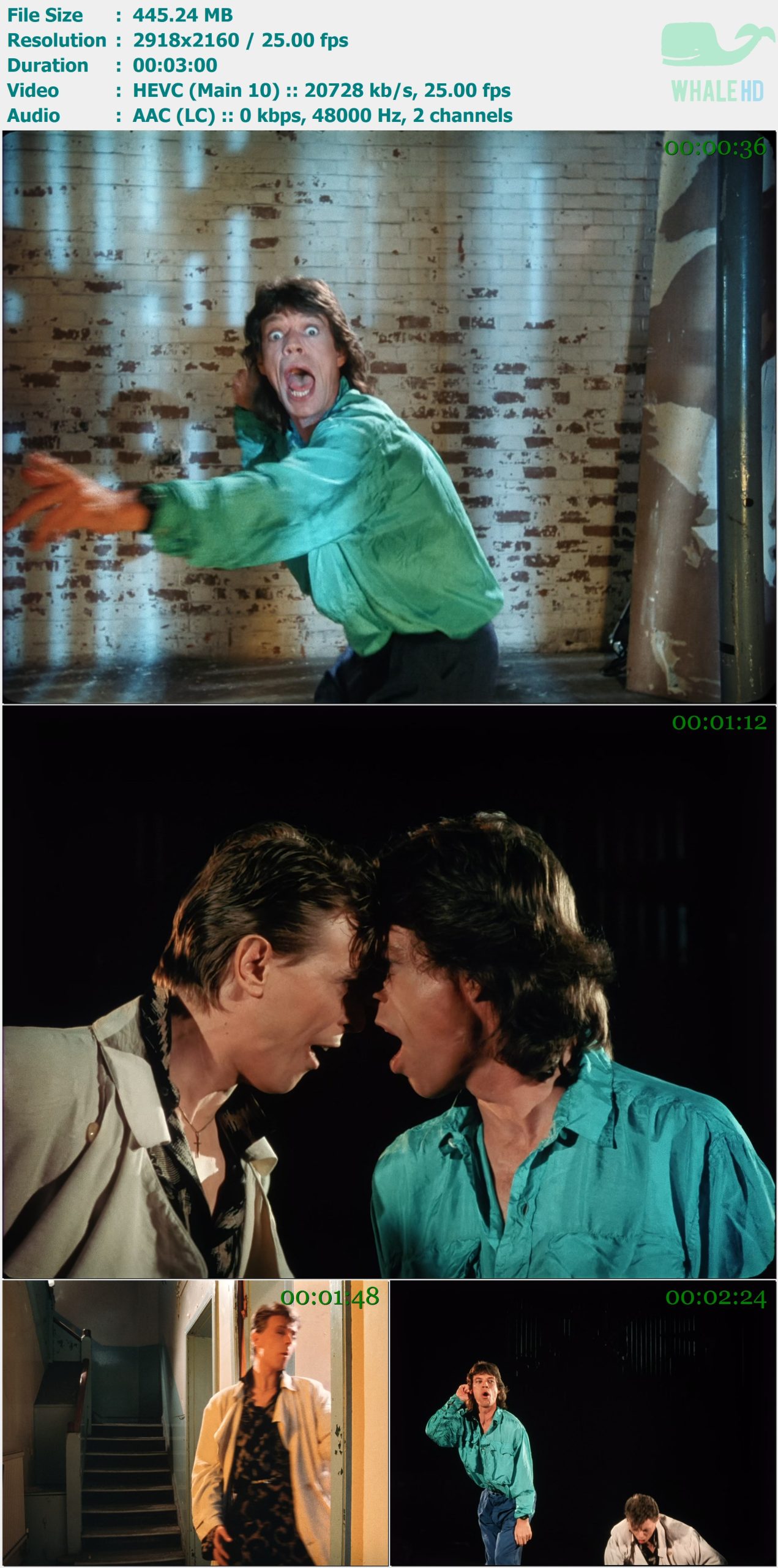 David Bowie & Mick Jagger - Dancing In The Street 1985 AM 2160p H265 - 445.24MB