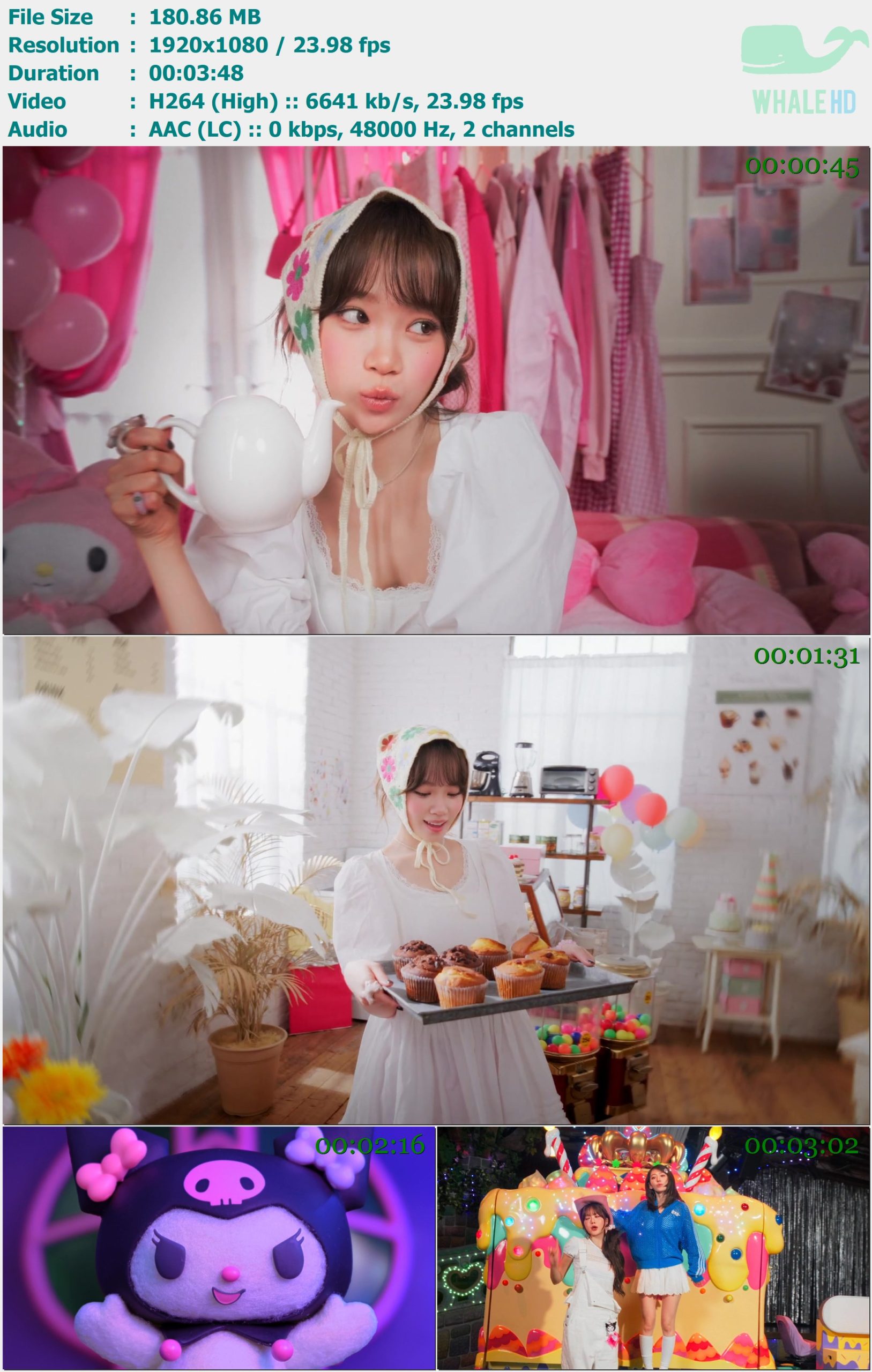 LE SSERAFIM 르세라핌 - Kawaii (Prod. Gen Hoshino) 2025 AM 1080p H264 - 180.86MB
