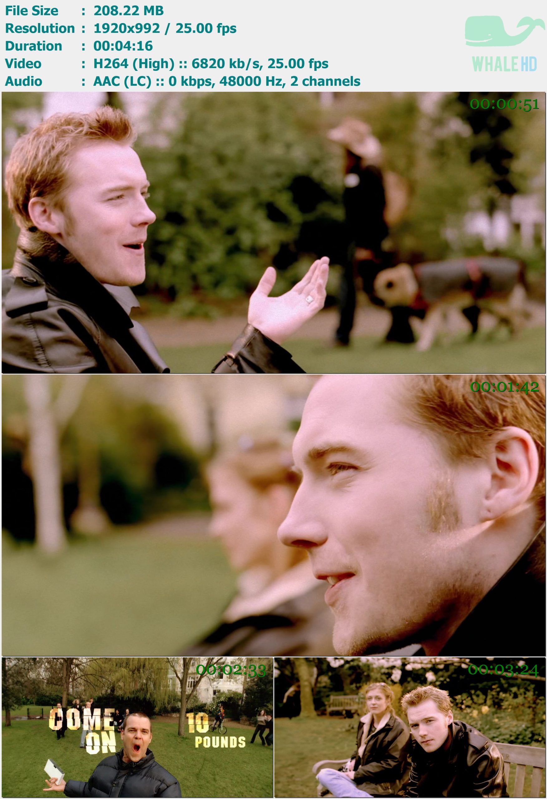 Ronan Keating - When You Say Nothing At All 1999 AM 992p H264 - 208.22MB