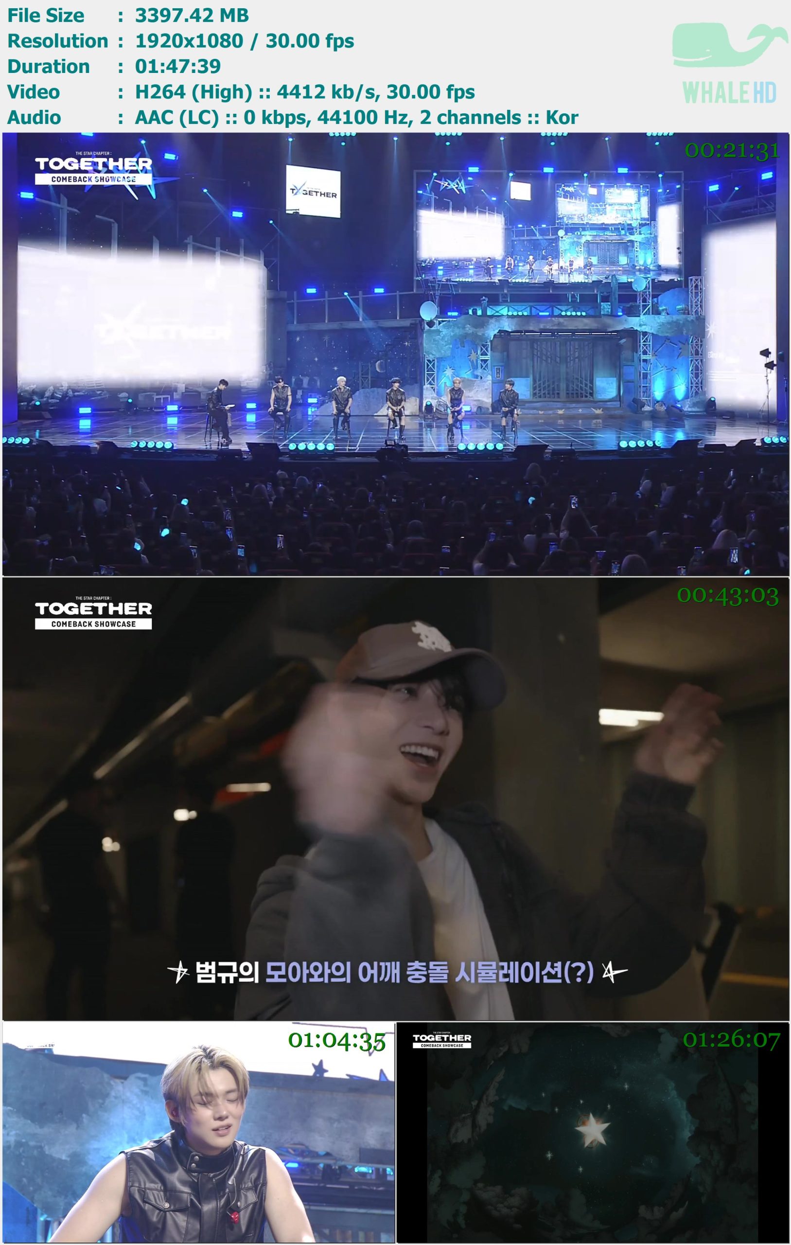 TOMORROW X TOGETHER 'The Star Chapter: TOGETHER' COMEBACK SHOWCASE 2025-07-21 WEB-DL 1080p H264 - 3.32GB