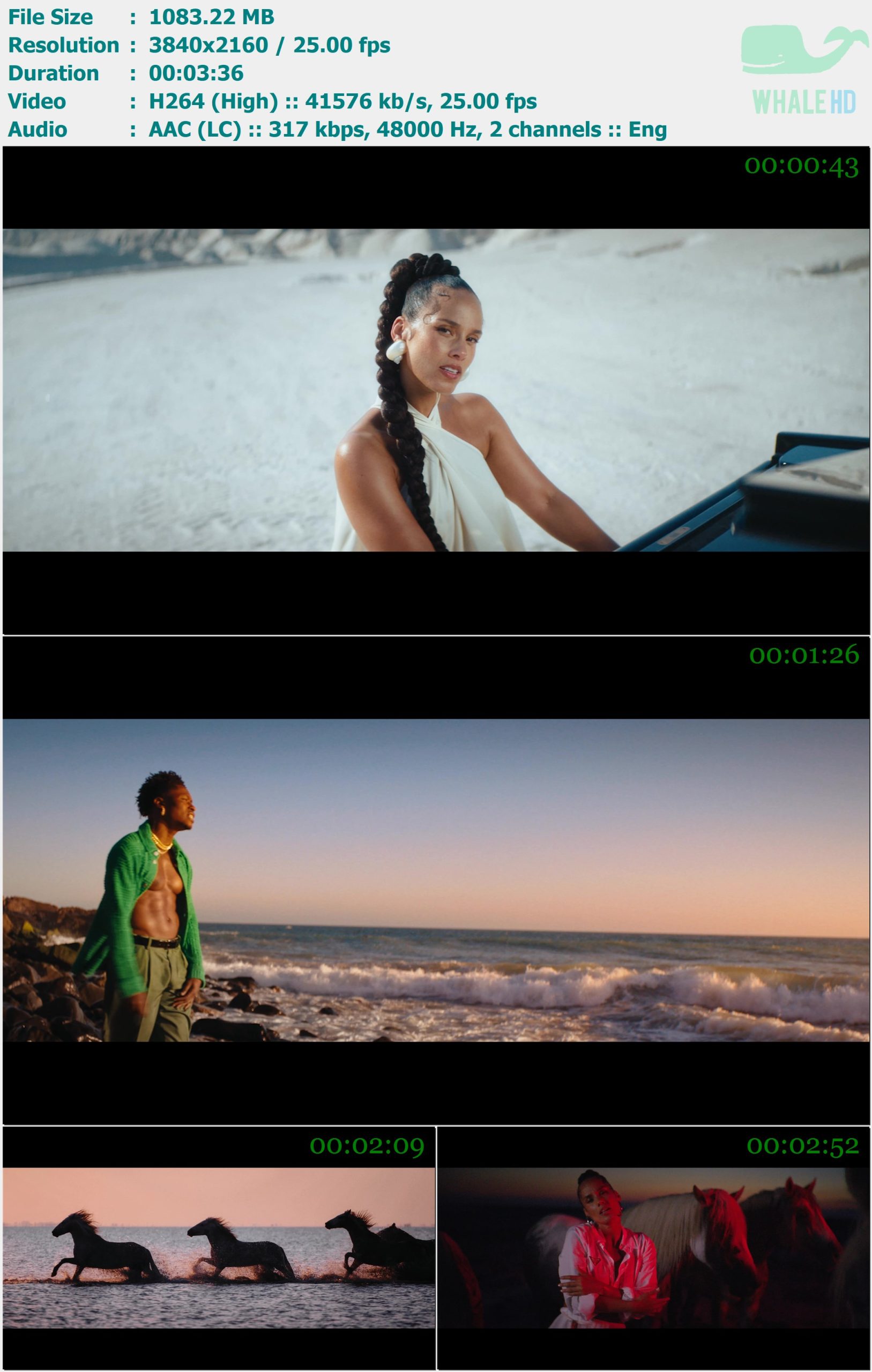 Alicia Keys feat. Lucky Daye - Stay 2021 MasterRip 2160p H264 - 1.06GB