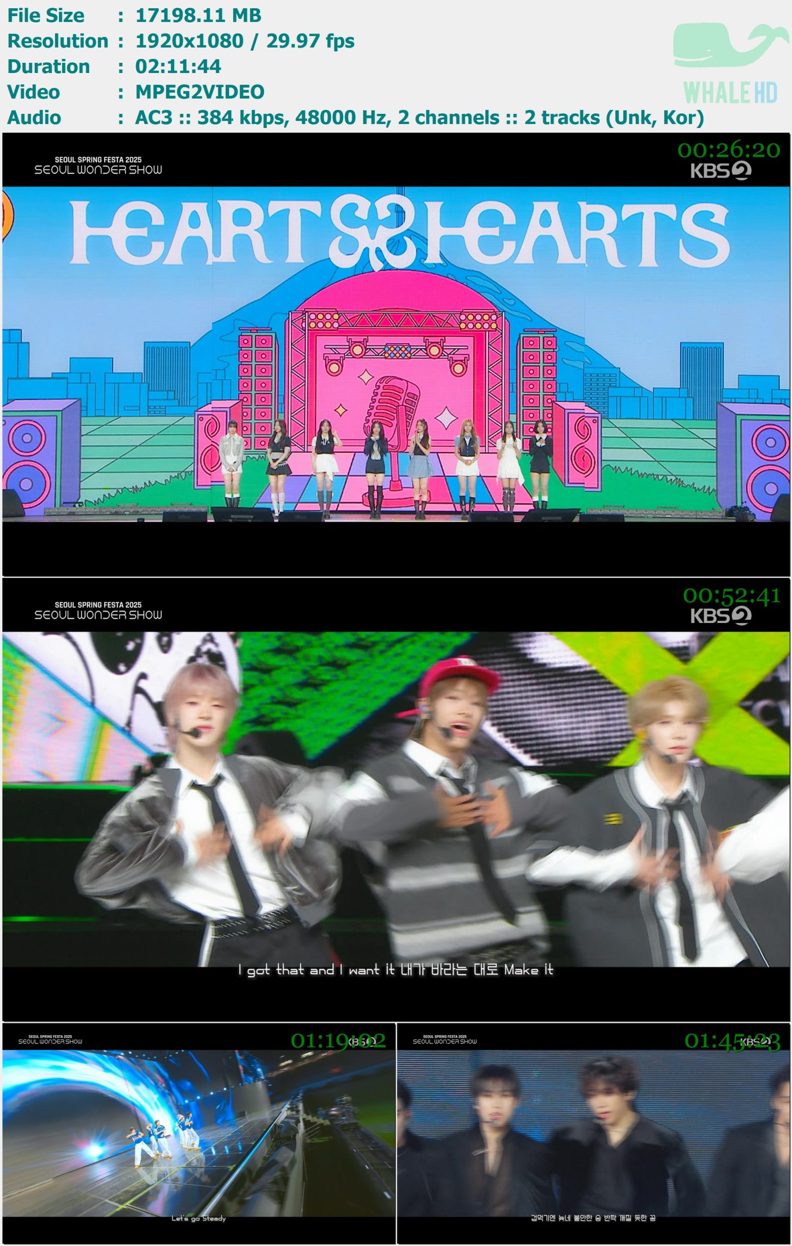 KBS2 서울 스프링 페스타 2025 Seoul Spring Festa 2025-05-04 HDTV 1080i MPEG2 - 16.80GB