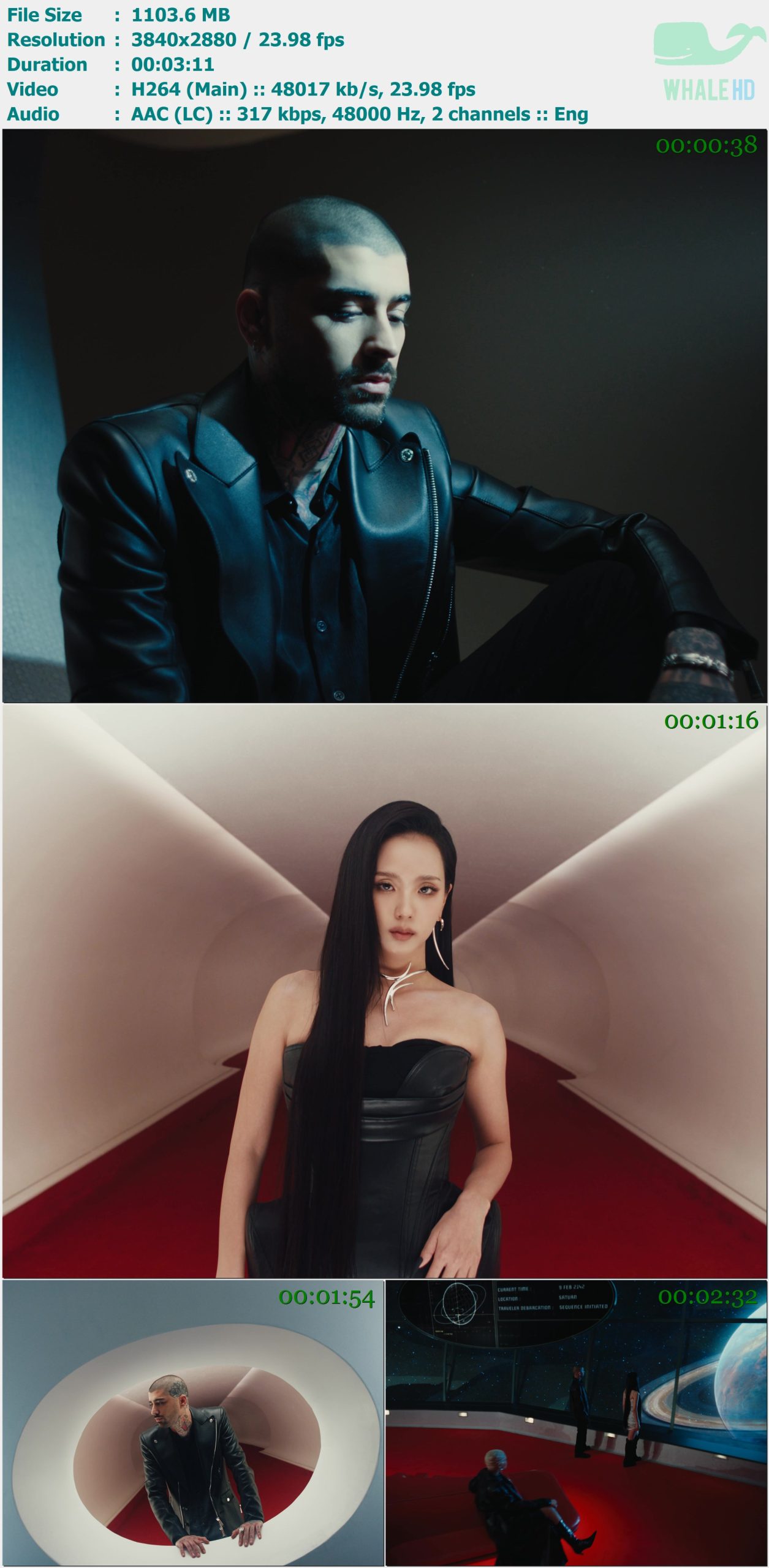 JISOO X ZAYN - EYES CLOSED 2025 MasterRip 2880p H264 - 1.08GB