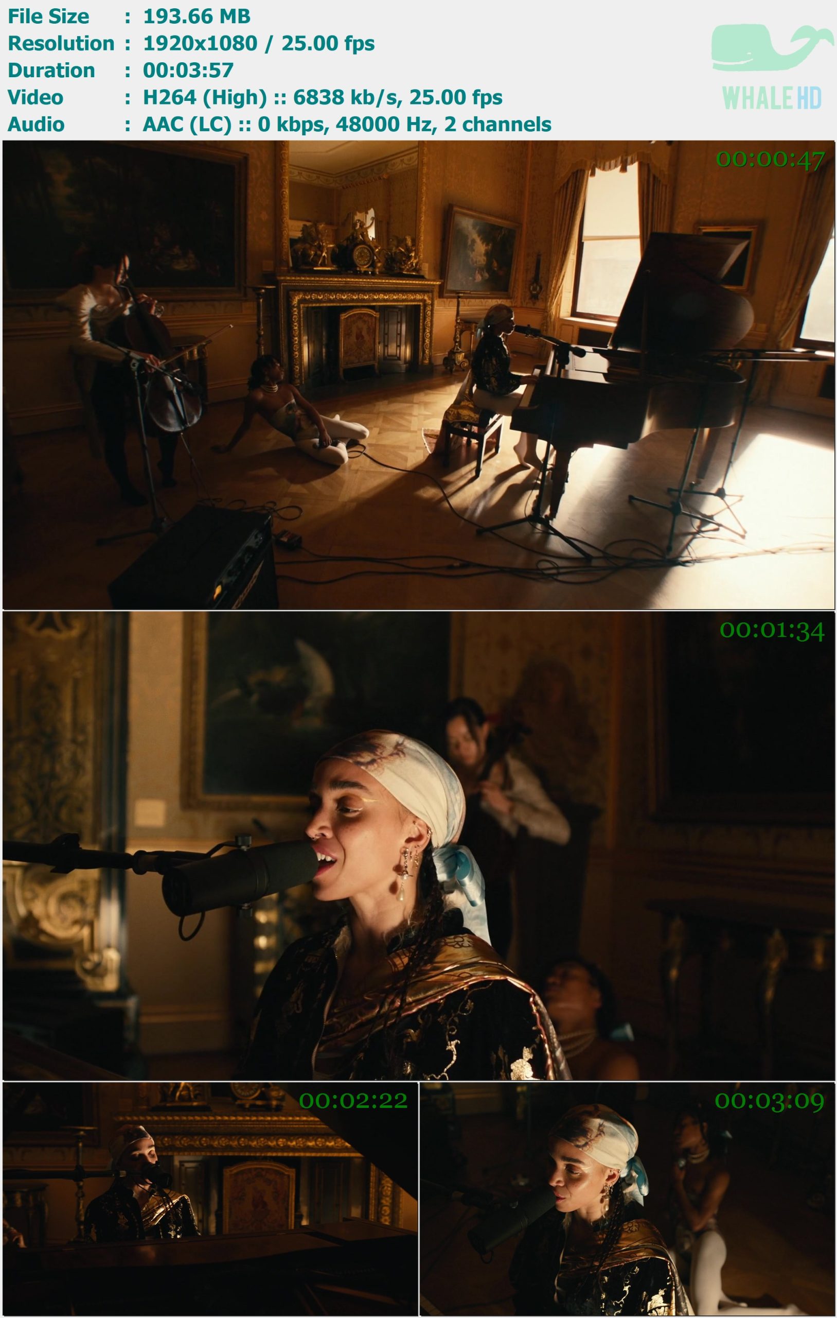 FKA twigs - Cellophane (Live at the Wallace Collection) 2019 AM 1080p H264 - 193.66MB