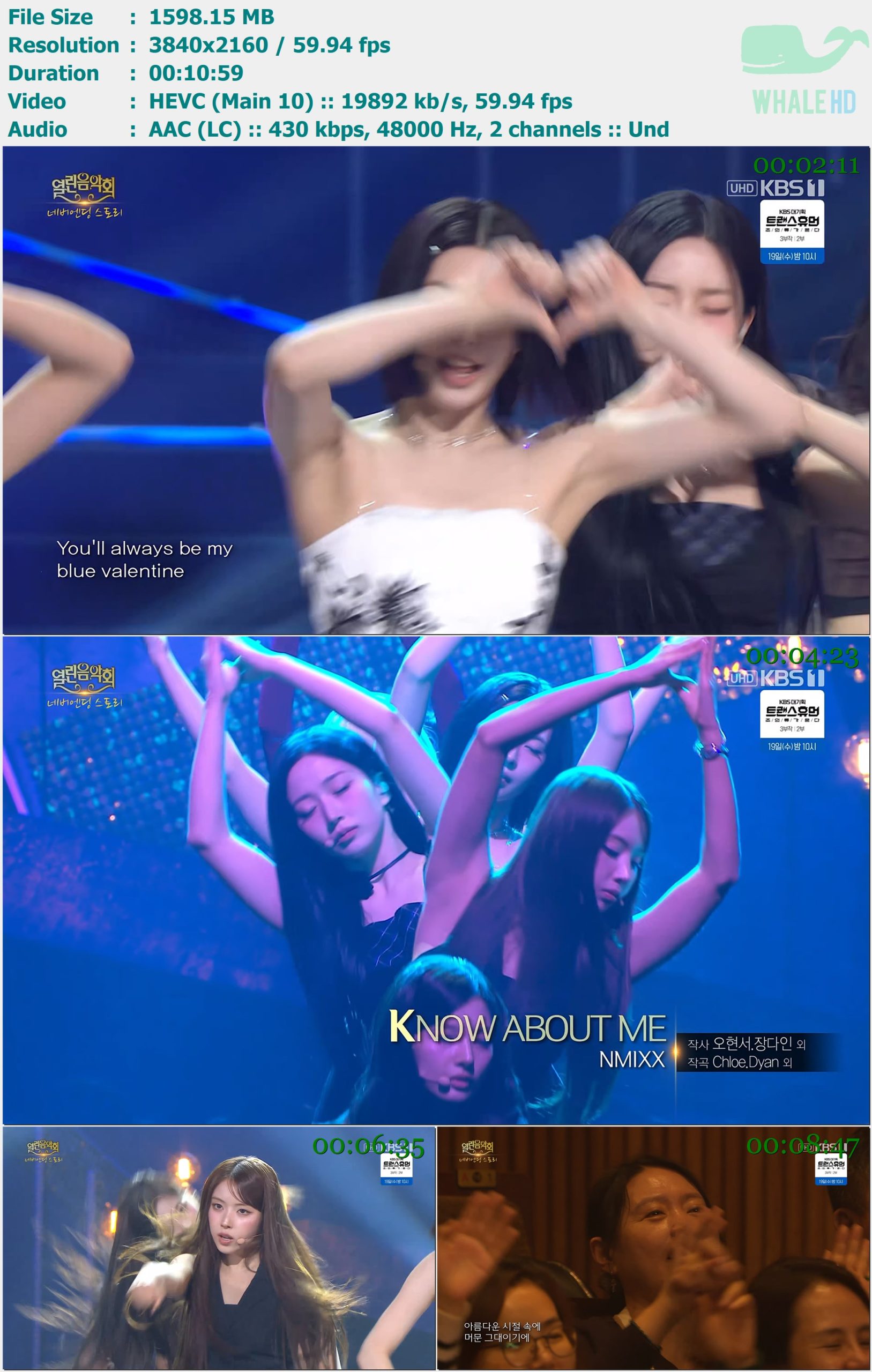 NMIXX - Open Concert Special 열린음악회 E1549 2025.11.16 UHDTV 2160p H265 - 1.56GB