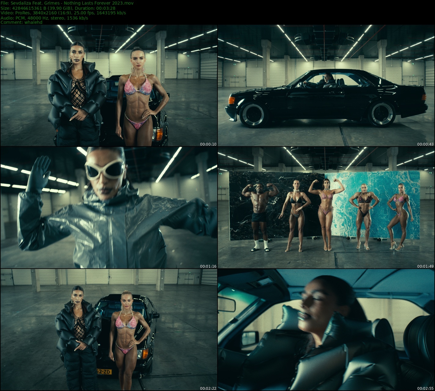 Sevdaliza feat. Grimes - Nothing Lasts Forever 2023 Master 2160p ProRes - 39.90GB