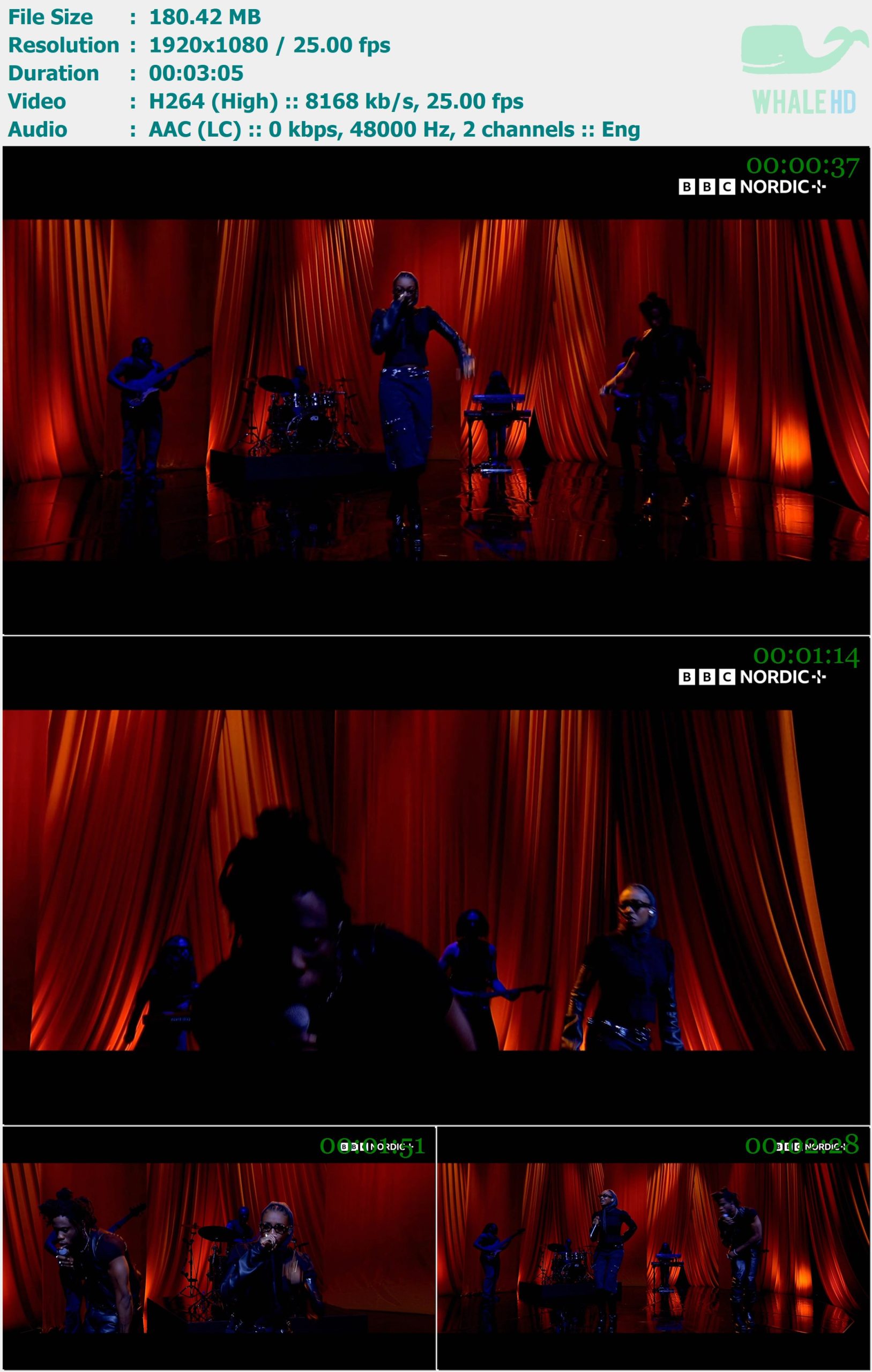 Little Simz feat. Obongjayar - Lion (𝐓𝐡𝐞 𝐆𝐫𝐚𝐡𝐚𝐦 𝐍𝐨𝐫𝐭𝐨𝐧 𝐒𝐡𝐨𝐰 2025-10-24) WEB-DL 1080p H264 - 180.42MB