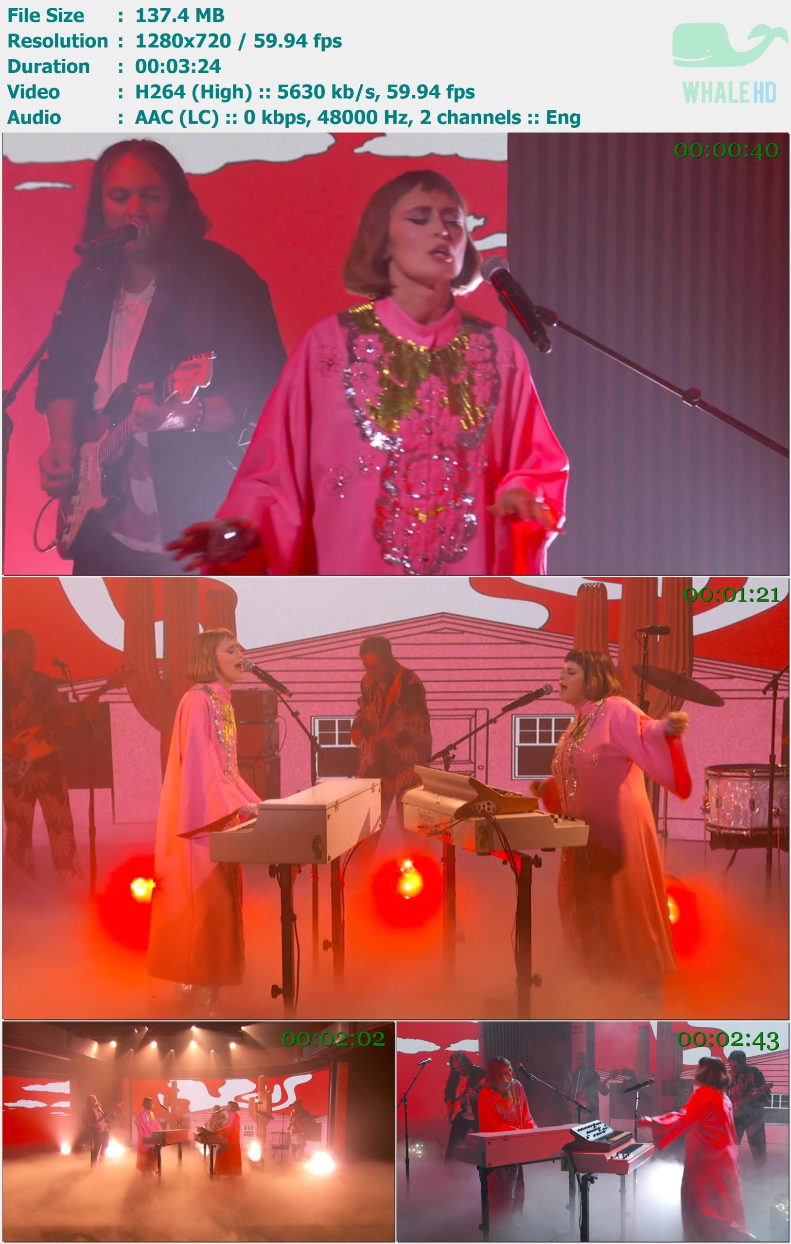 Lucius feat. Adam Granduciel - Old Tape (𝐉𝐢𝐦𝐦𝐲 𝐊𝐢𝐦𝐦𝐞𝐥 𝐋𝐢𝐯𝐞 2025-11-05) WEB-DL 720p H264 - 137.40MB