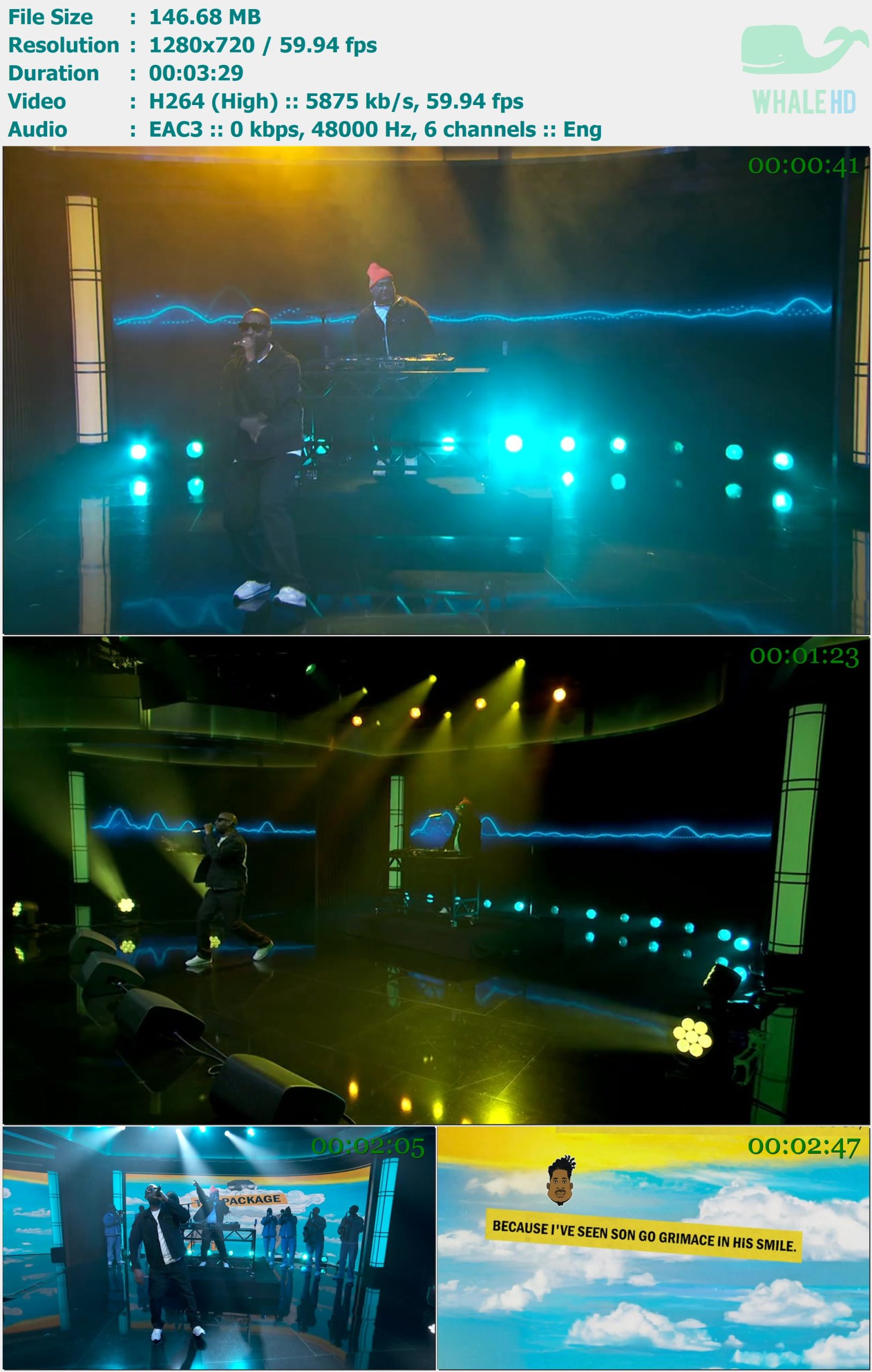 De La Soul - Run It Back Bw The Package (𝐉𝐢𝐦𝐦𝐲 𝐊𝐢𝐦𝐦𝐞𝐥 𝐋𝐢𝐯𝐞 2025-11-25) WEB-DL 720p H264 - 146.68MB