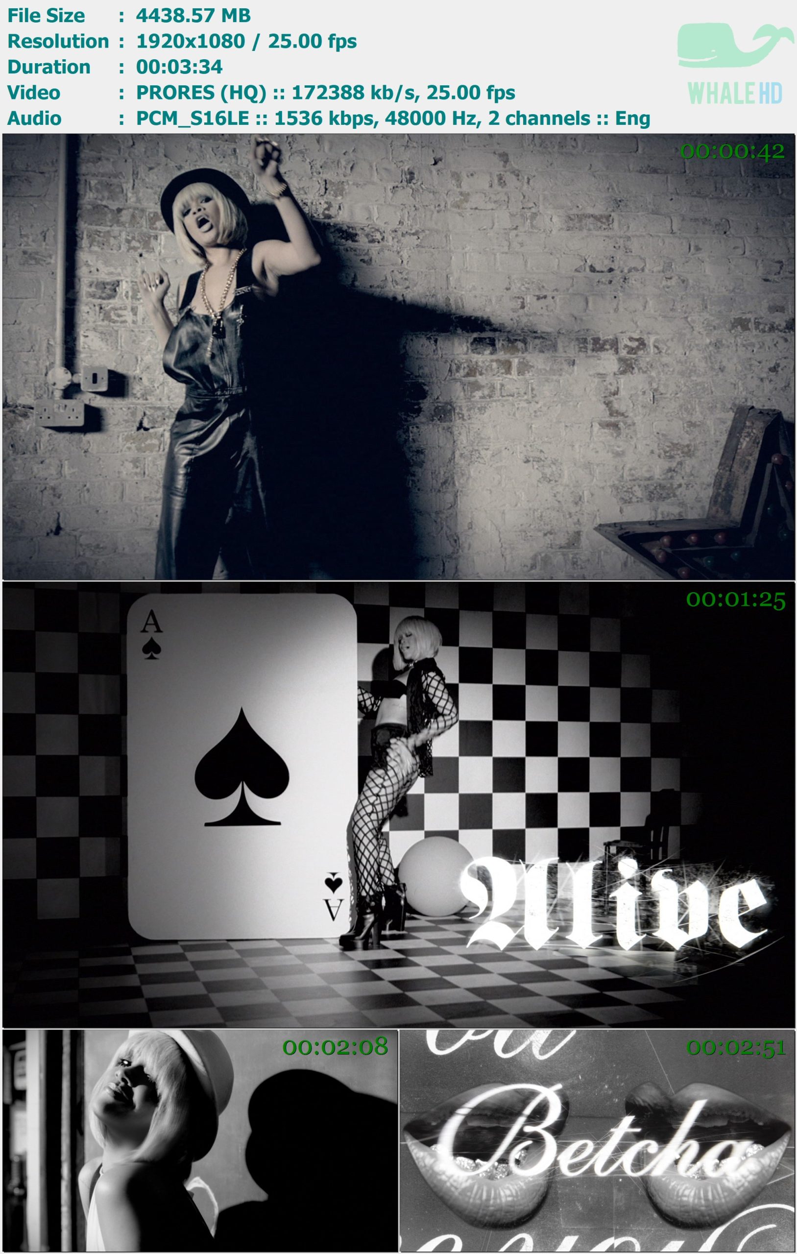 Rihanna - You Da One 2011 Master 1080p ProRes - 4.33GB