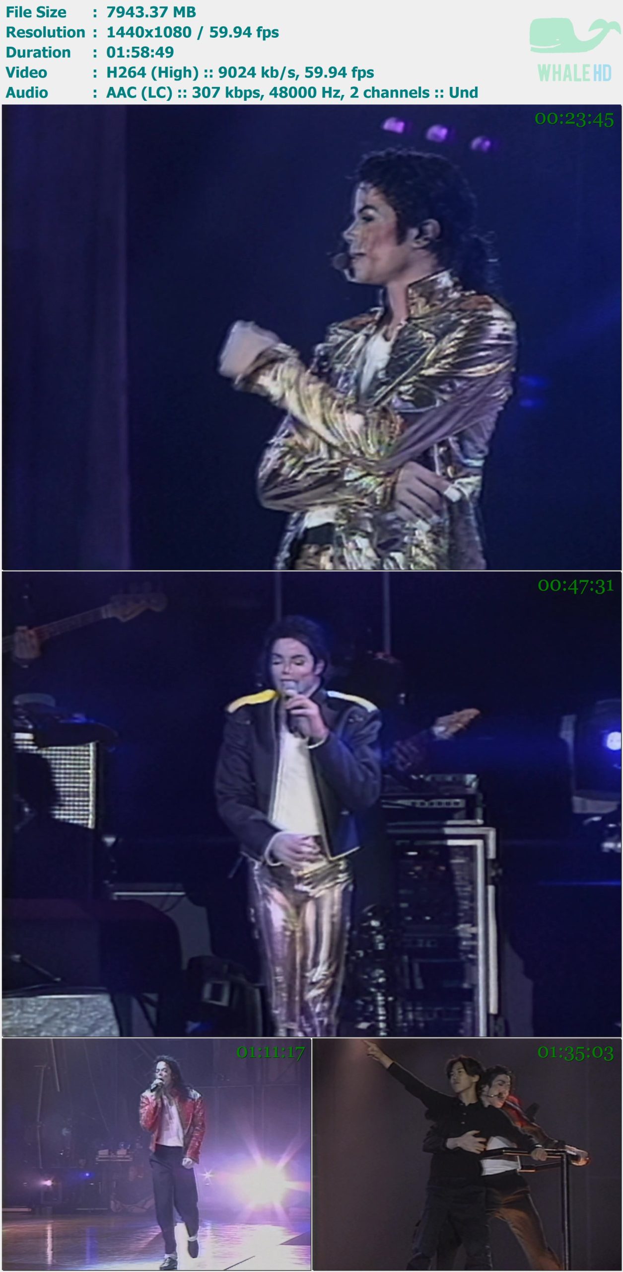 Michael Jackson Live In Seoul 1996 VHSRip 1080p60 H264 - 7.76GB